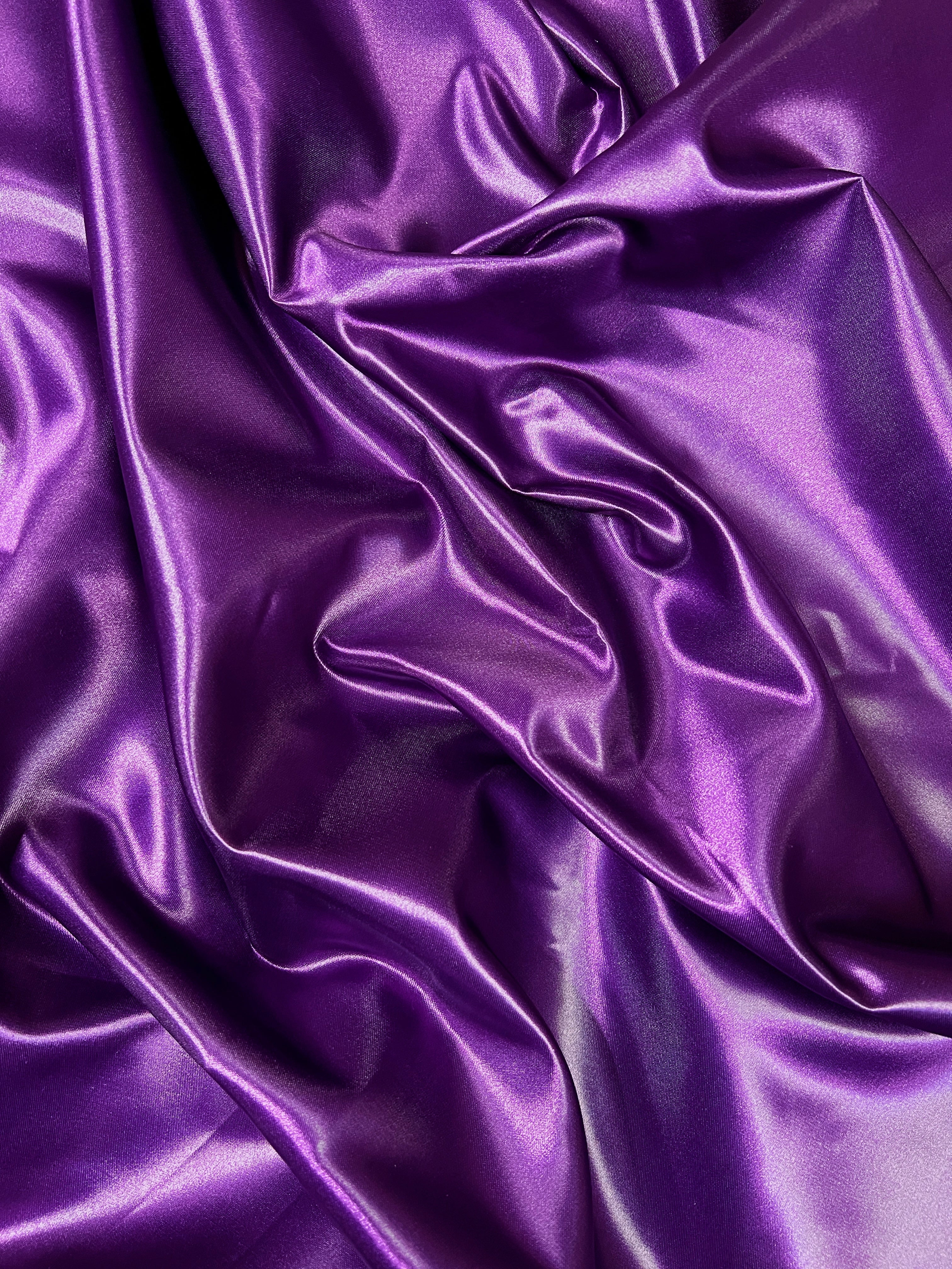 Plum Duchesse Satin Fabric, Plum Bridal Shiny Satin by yard, Light Purple Heavy Satin Fabric for Wedding Dress,  satin for woman, satin usa, premium satin, best quality satin, satin for woman, stretch satin, cheap satin