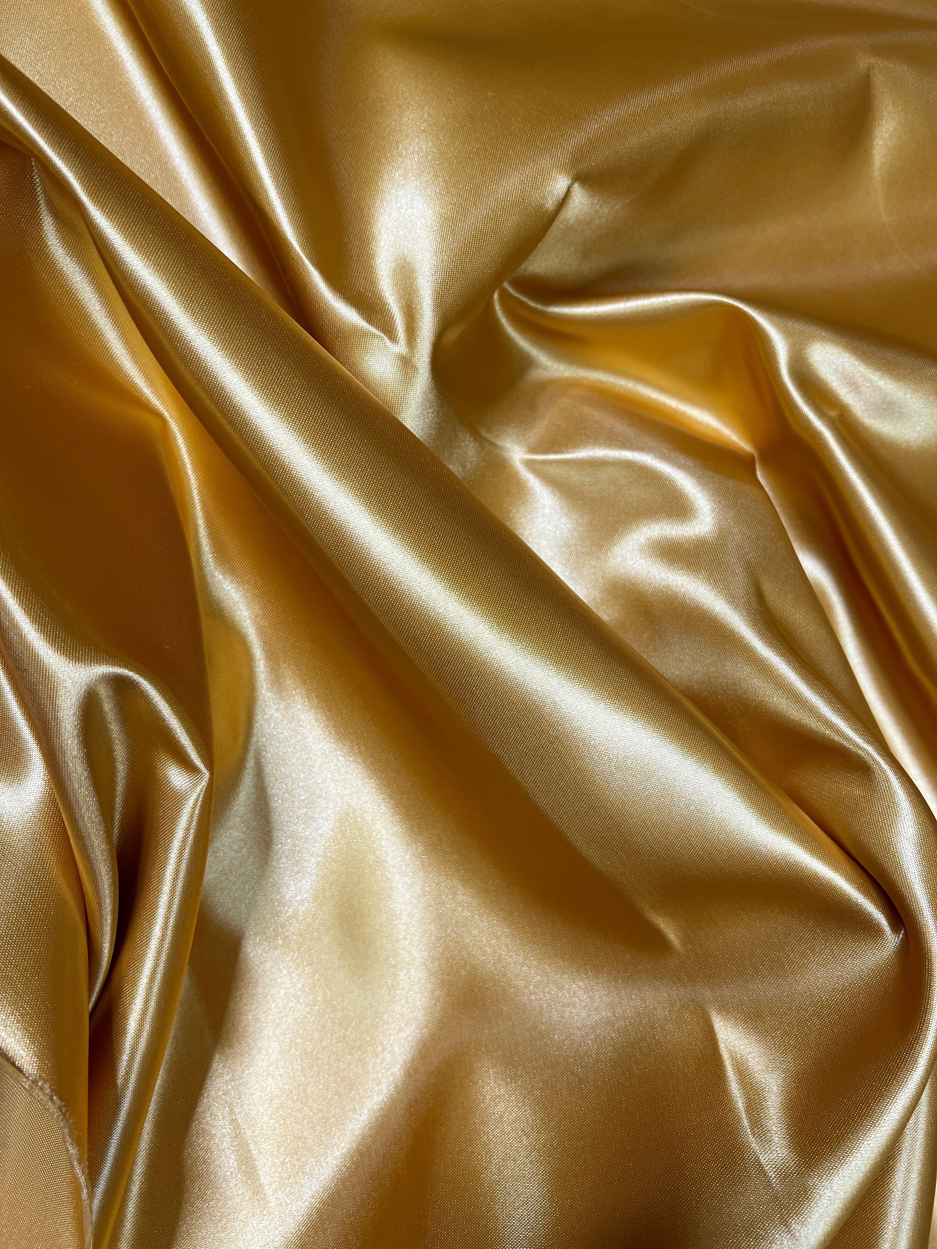 Mustard Duchesse Satin Fabric, Mustard Bridal Shiny Satin by yard, Light Yellow Heavy Satin Fabric for Wedding Dress, mustard dress for woman, mustard fabric, best quality satin, premium satin, cheap satin, buy satin online, kiki textile satin, dark mustard fabric, light mustard fabric