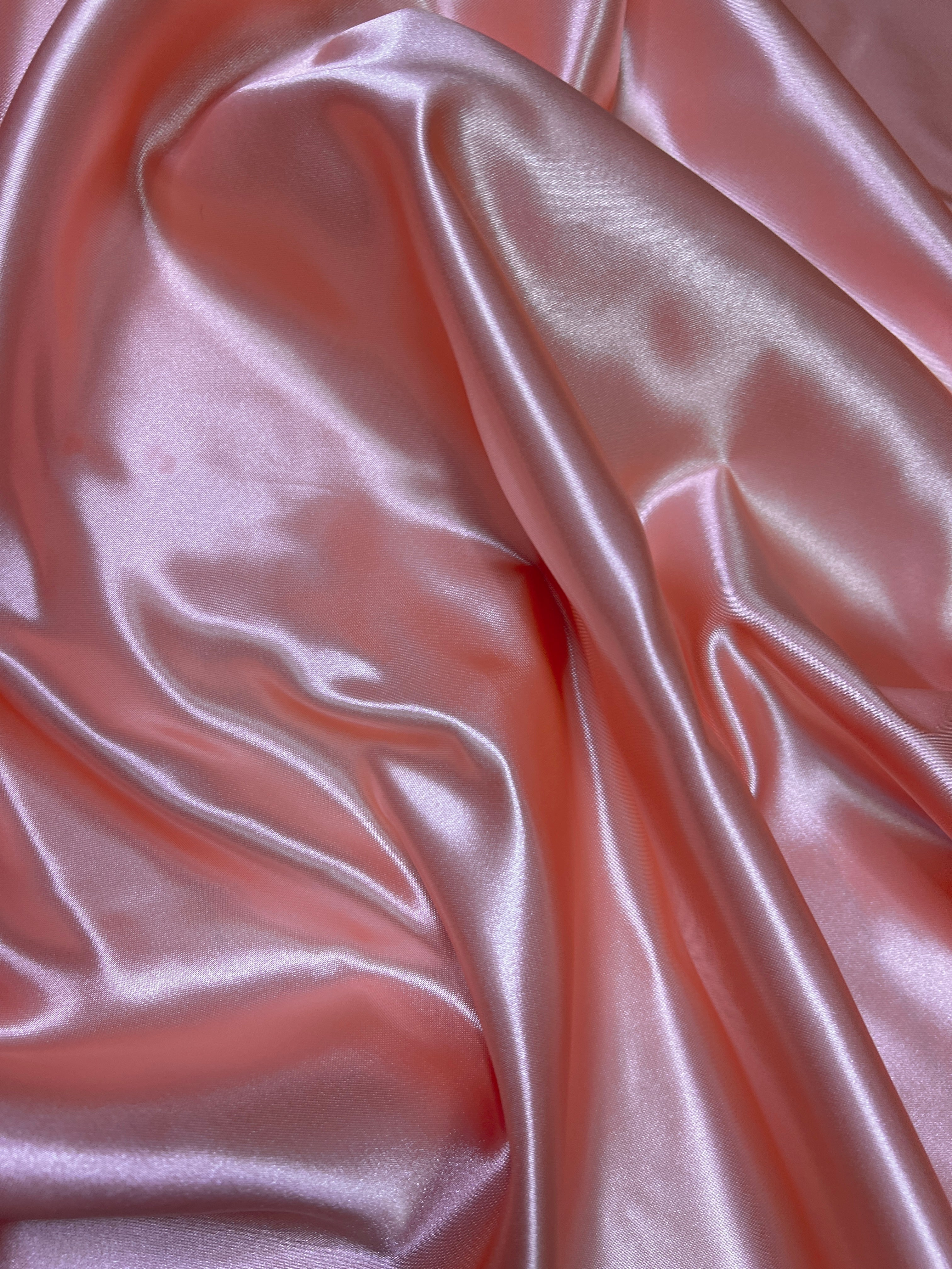 Light Peach Duchesse Satin Fabric, Peach Bridal Shiny Satin by yard, Light Heavy Satin Fabric for Wedding Dress, satin for woman, premium satin, best quality satin, cheap satin, satin for woman, buy satin online, kikitextile satin, satin usa, satin los angelos
