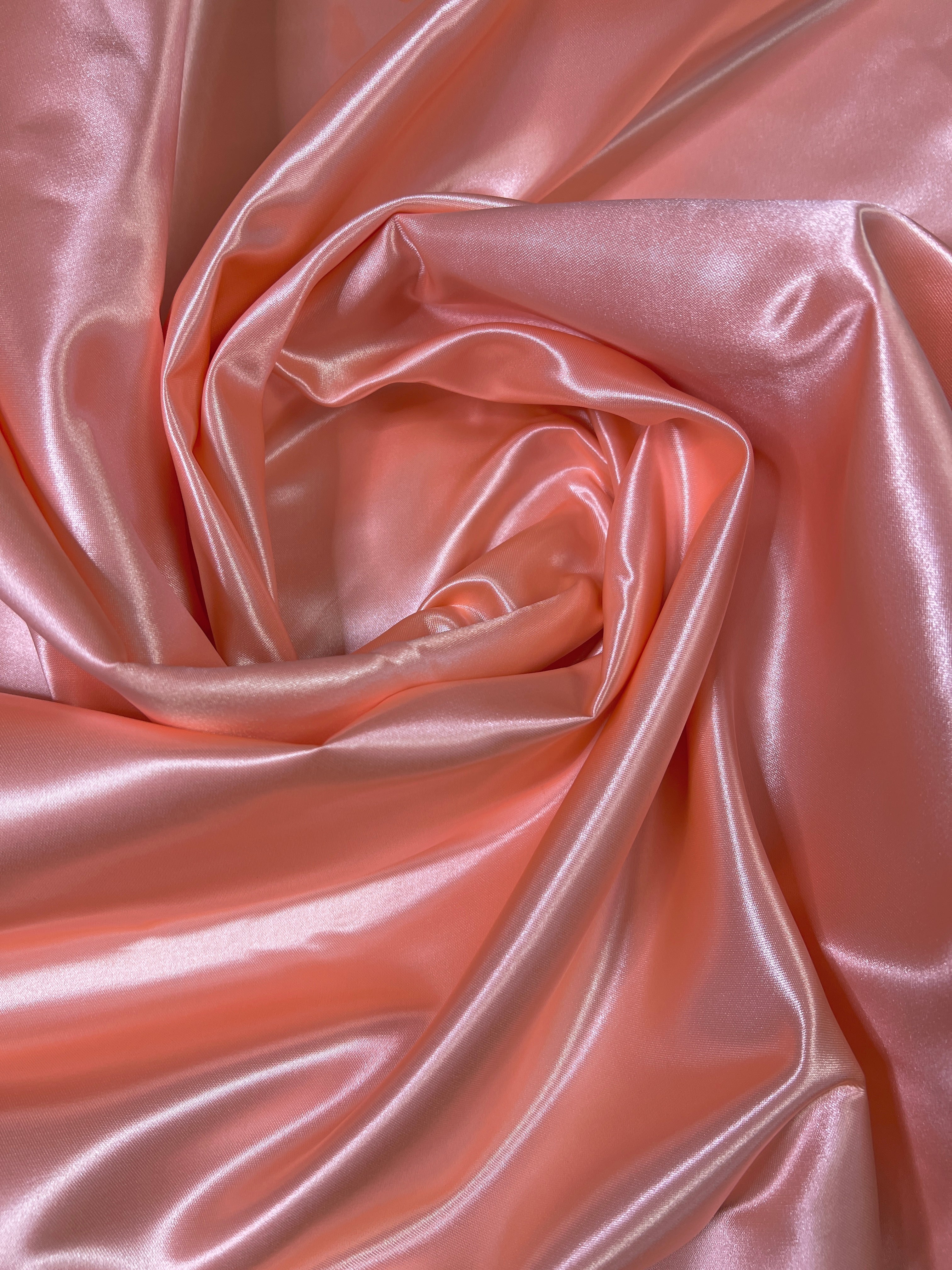 Light Peach Duchesse Satin Fabric, Peach Bridal Shiny Satin by yard, Light Heavy Satin Fabric for Wedding Dress, satin for woman, premium satin, best quality satin, cheap satin, satin for woman, buy satin online, kikitextile satin, satin usa, satin los angelos