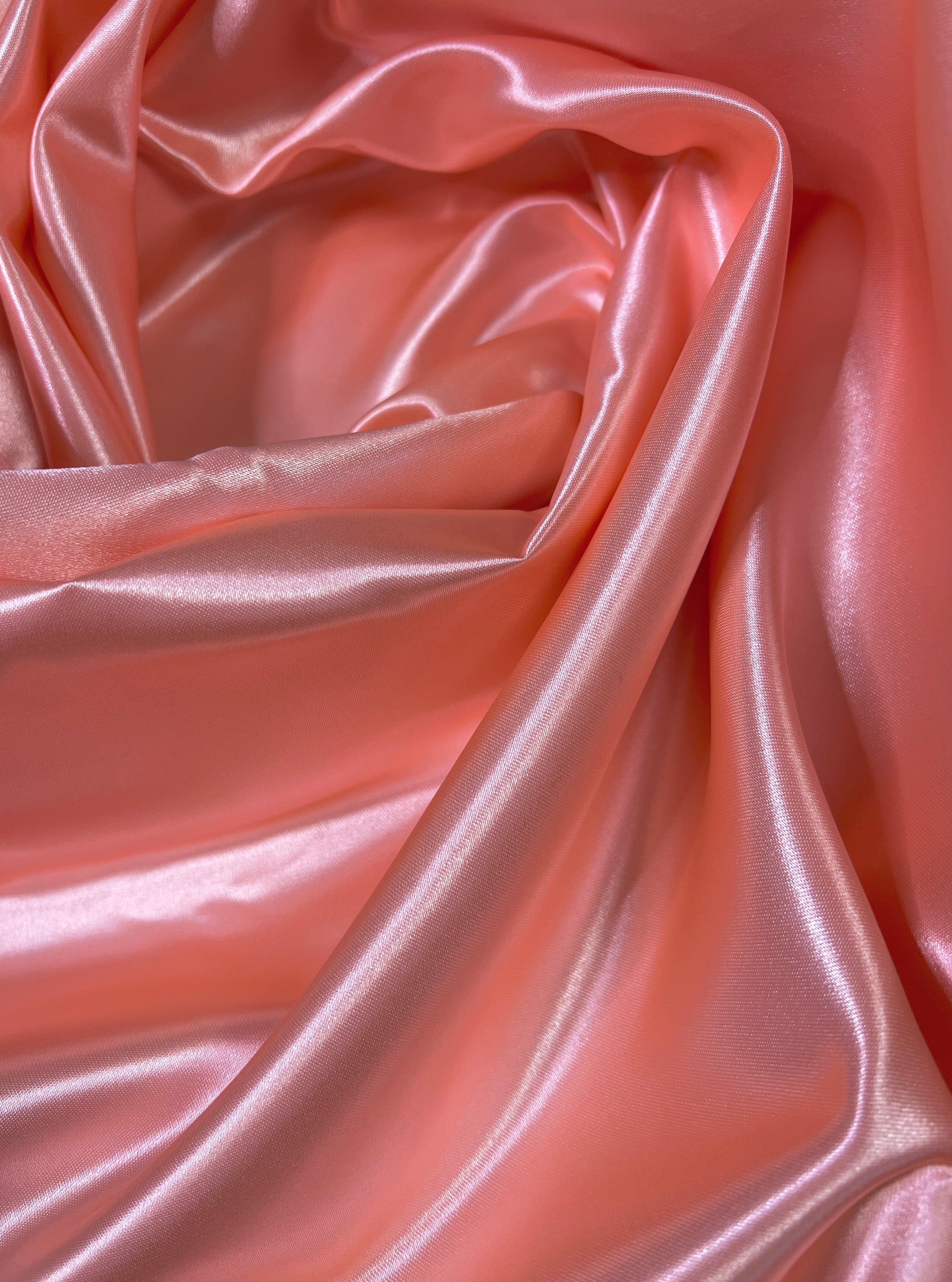 Light Peach Duchesse Satin Fabric, Peach Bridal Shiny Satin by yard, Light Heavy Satin Fabric for Wedding Dress, satin for woman, premium satin, best quality satin, cheap satin, satin for woman, buy satin online, kikitextile satin, satin usa, satin los angelos