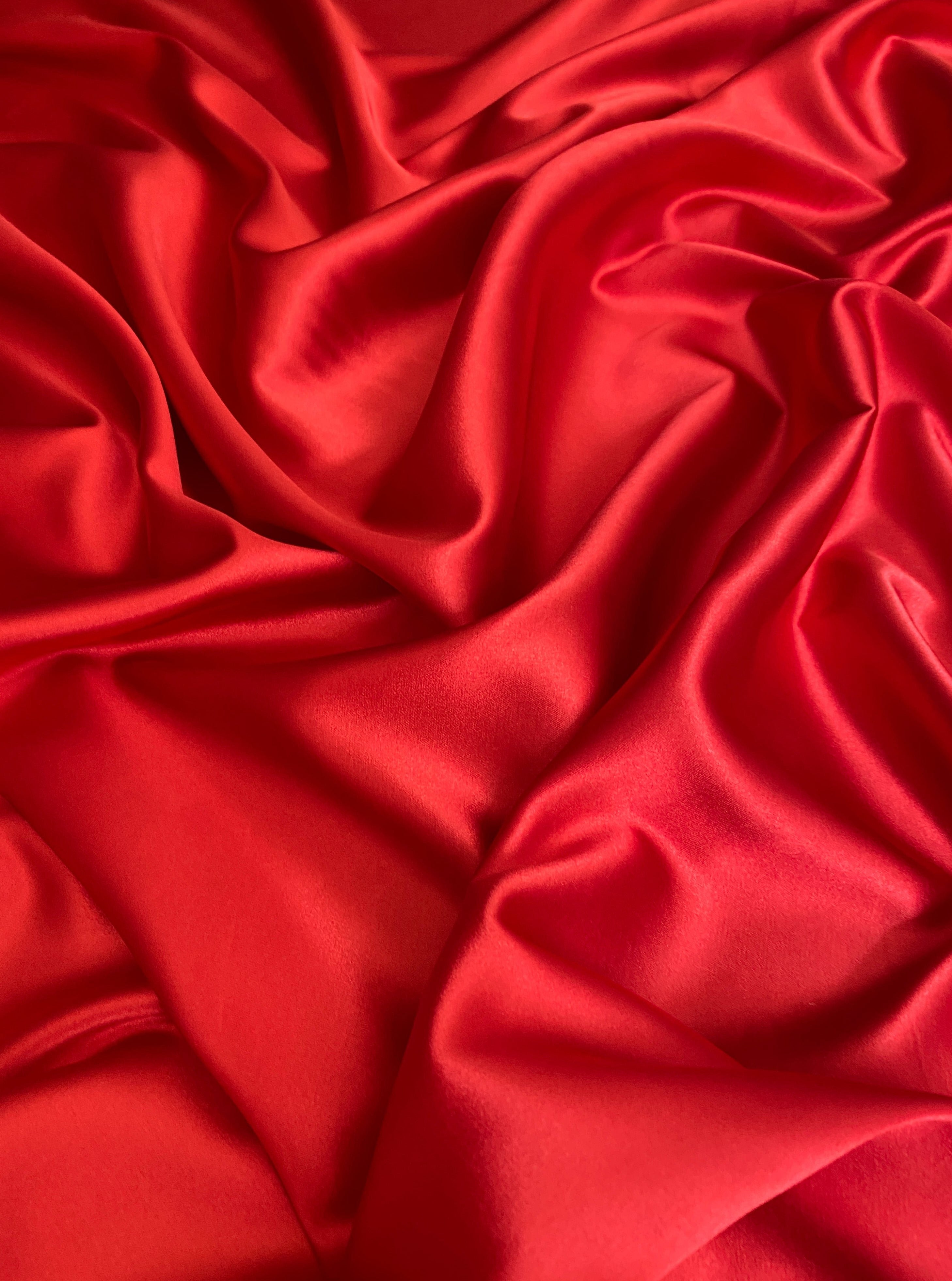 red stretch silk charmsue, red polyester silk., red bridal stretch satin, red bridal stretch satin, red stretch silk fabric, red silk for gown, red silk formal dress, red silk material, red silk charmeuse, red silk for woman, red bridal satin, red stretch satin