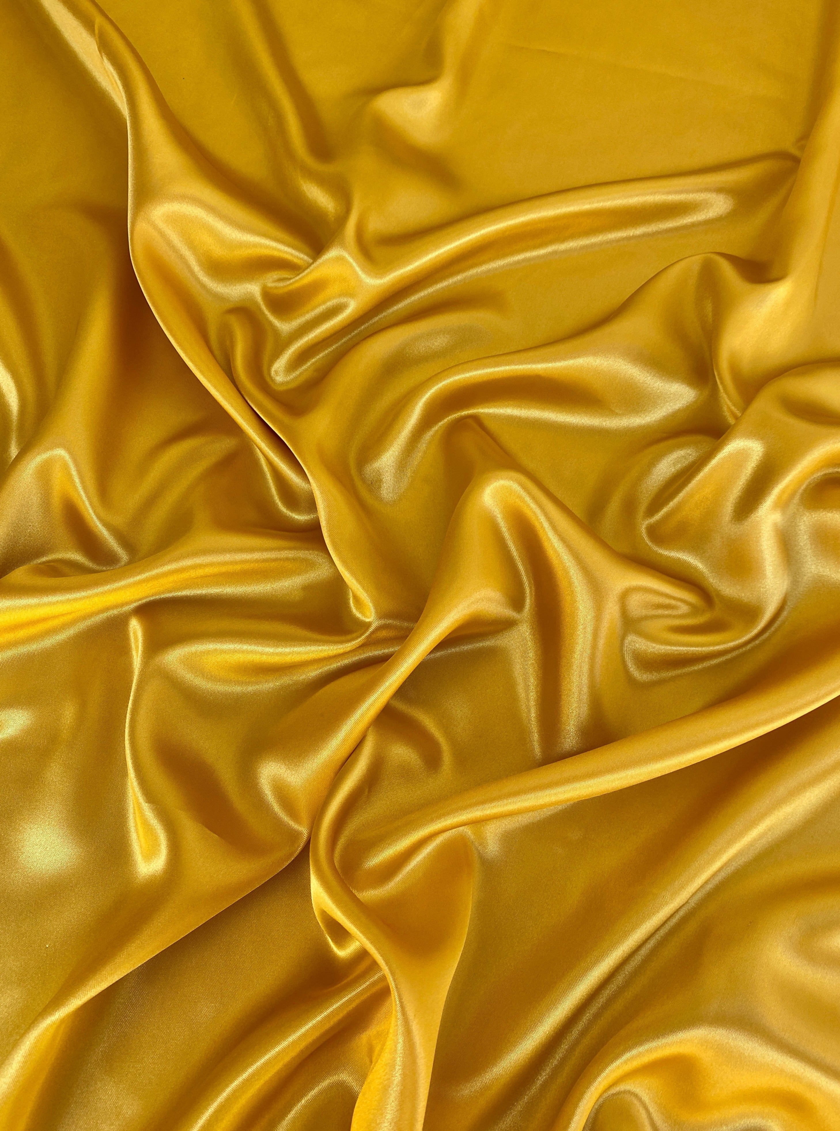 Gold yellow satin, gold satin for woman, yellow premium satin, gold yellow best quality satin, yellow luxury satin, gold satin kikitextile, gold buy satin online, golden online textile store, yellow cheap satin, yellow satin on sale