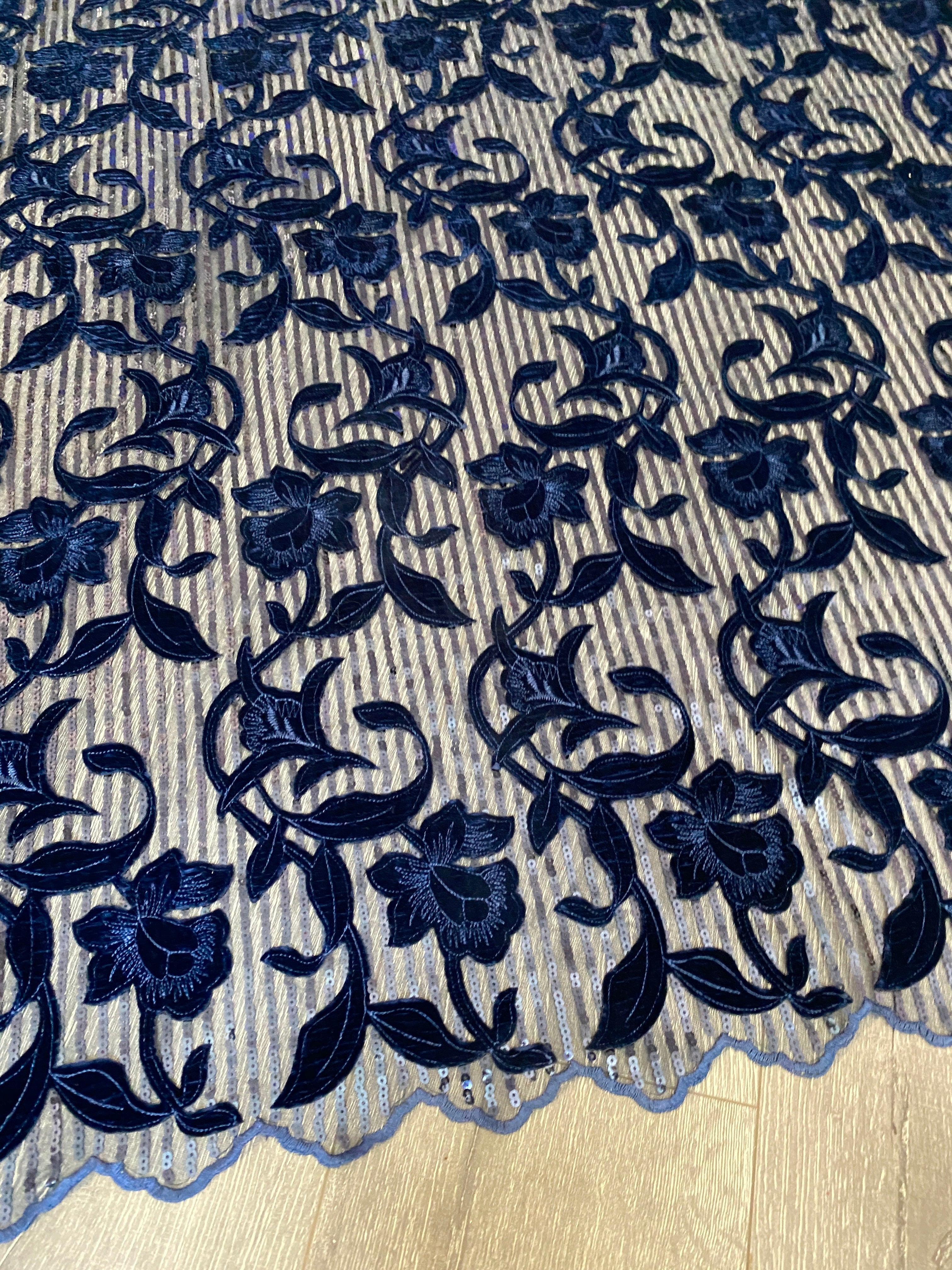 Navy Sequin Velvet Lace, Navy Blue Sequins on Mesh, Dark Blue Bridal Lace with Sequins , Navy Lace for Gowns, blue Sequin Velvet Lace, light blue Sequin Velvet Lace, royal blue Sequin Velvet Lace, Sequin Velvet Lace for woman, Sequin Velvet Lace on discount, Sequin Velvet Lace on sale