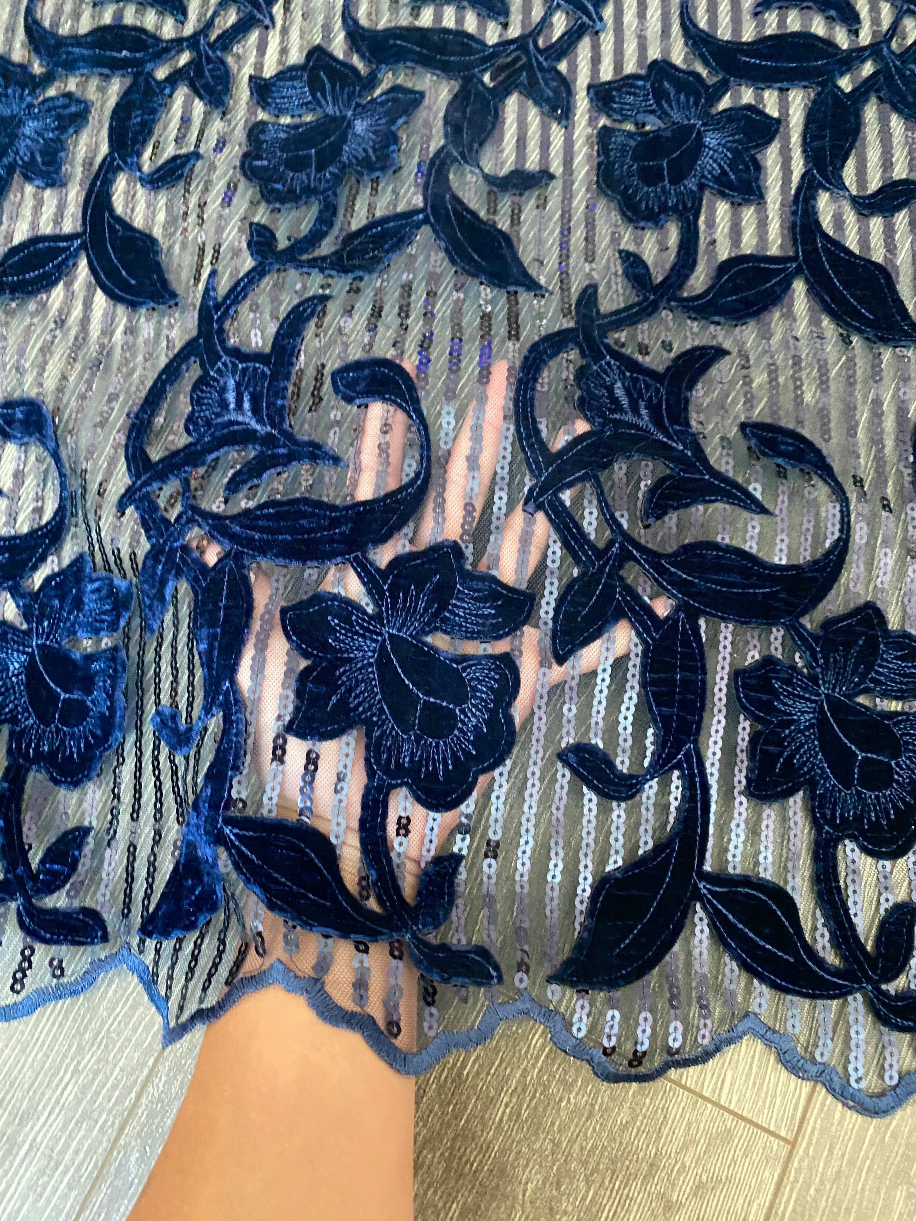 Navy Sequin Velvet Lace, Navy Blue Sequins on Mesh, Dark Blue Bridal Lace with Sequins , Navy Lace for Gowns, blue Sequin Velvet Lace, light blue Sequin Velvet Lace, royal blue Sequin Velvet Lace, Sequin Velvet Lace for woman, Sequin Velvet Lace on discount, Sequin Velvet Lace on sale