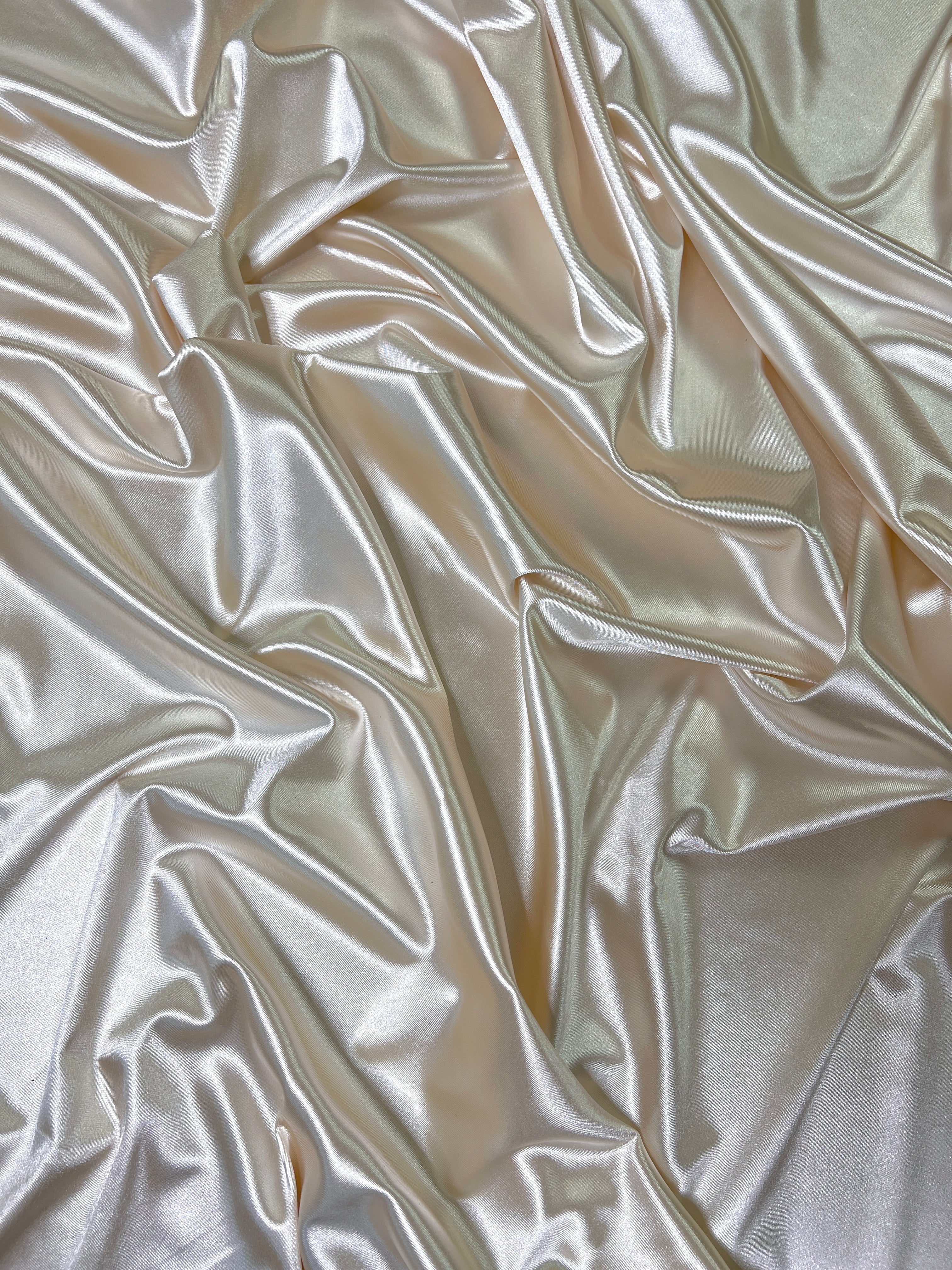 ivory shiny spandex, ivory stretch spandex, ivory shiny spandex for woman, ivory shiny spandex for bride, spandex for swim wear, premium spandex, spandex on sale, low price spandex, buy spandex online, cheap spandex