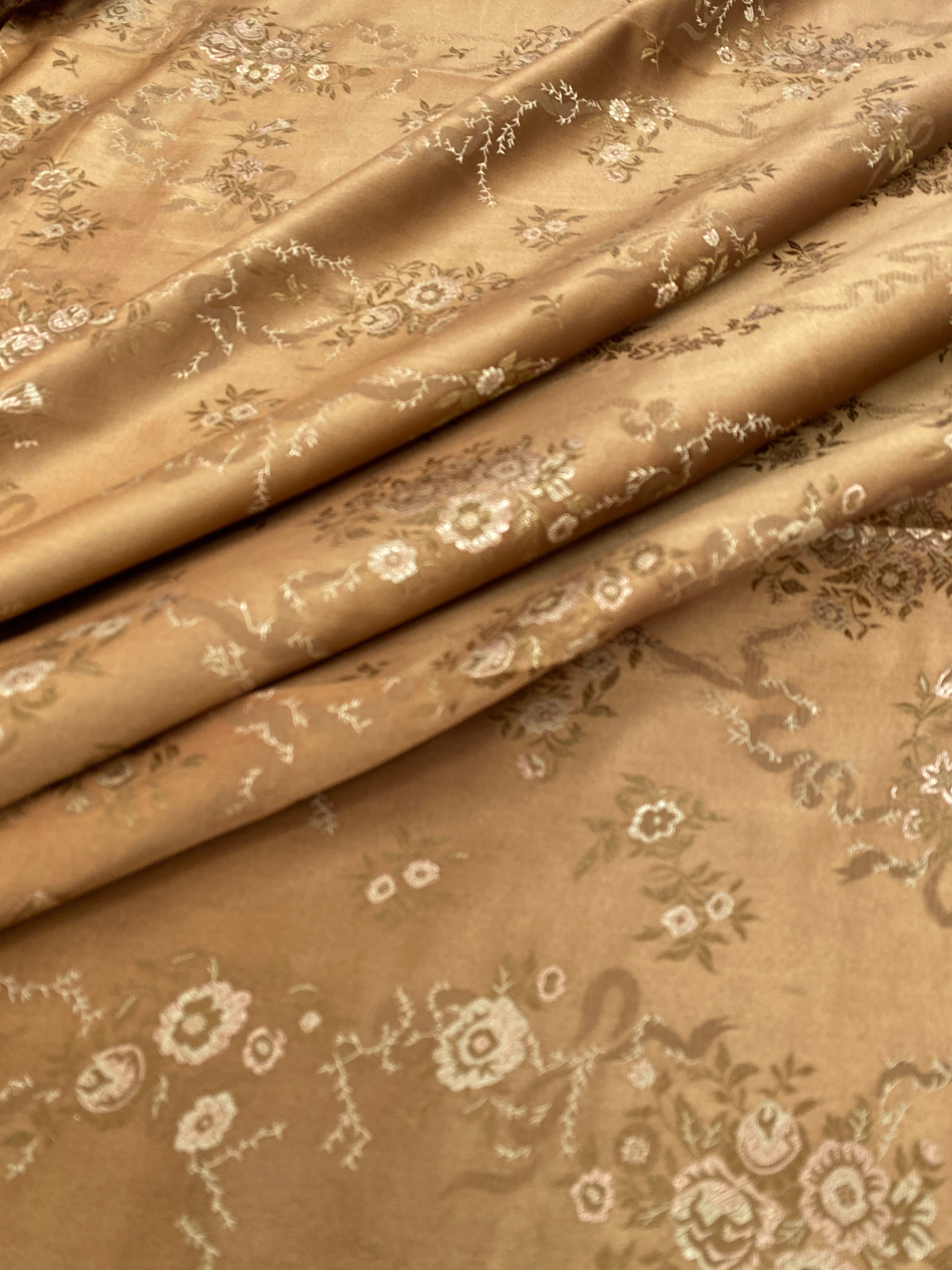  gold Floral Print Brocade, dark gold Floral Print Brocade, Floral Print Brocade for bride, Floral Print Brocade in low price, Floral Print Brocade, light gold Floral Print Brocade, Floral Print Brocade on sale, traditional Floral Print Brocade