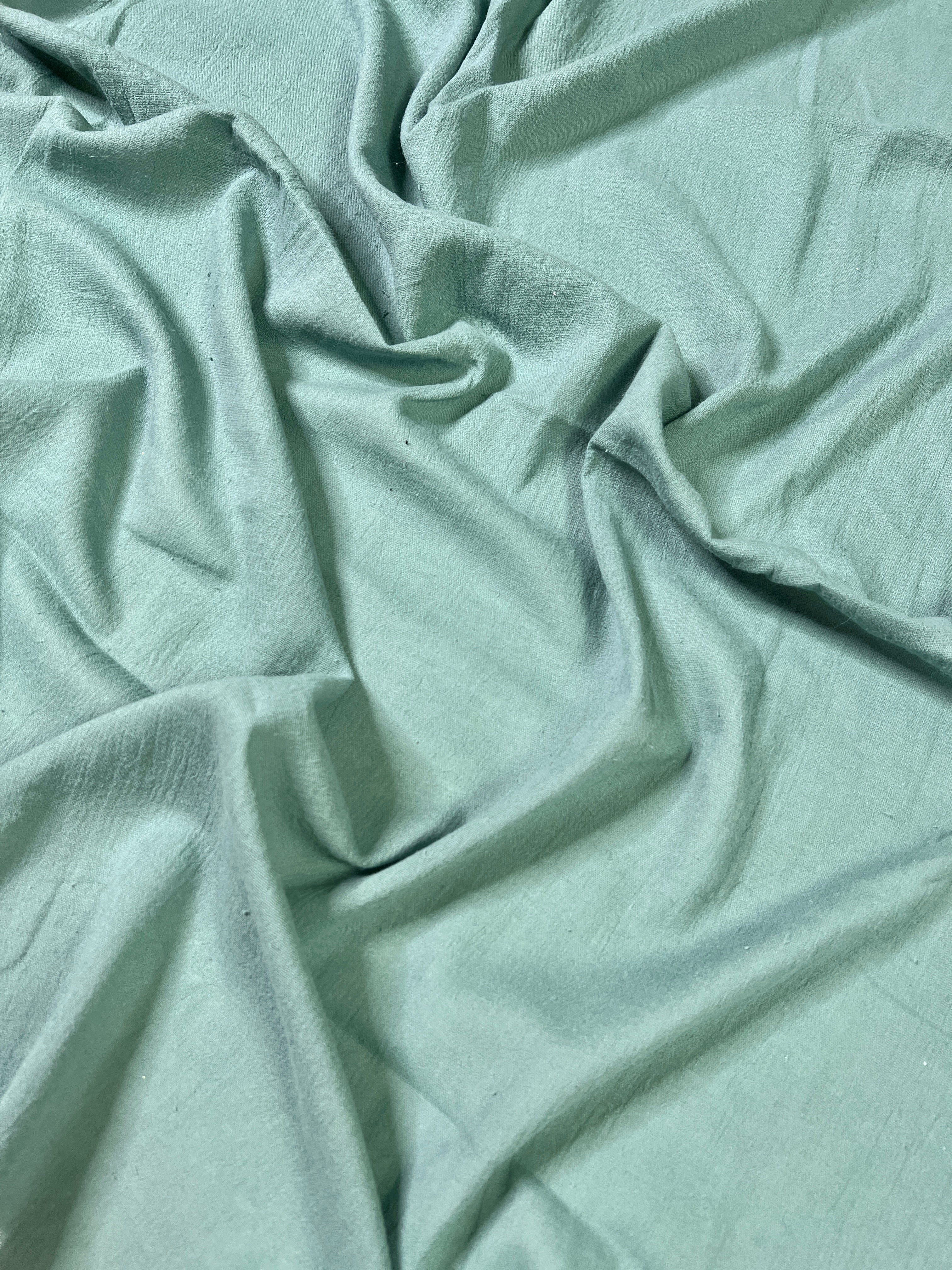 forest Green Cotton Gauze, cotton gauze fabric, green gauze fabric, dark green gauze, cotton for woman, double gauze light green, coton gauze for bride, cotton gauze in low price