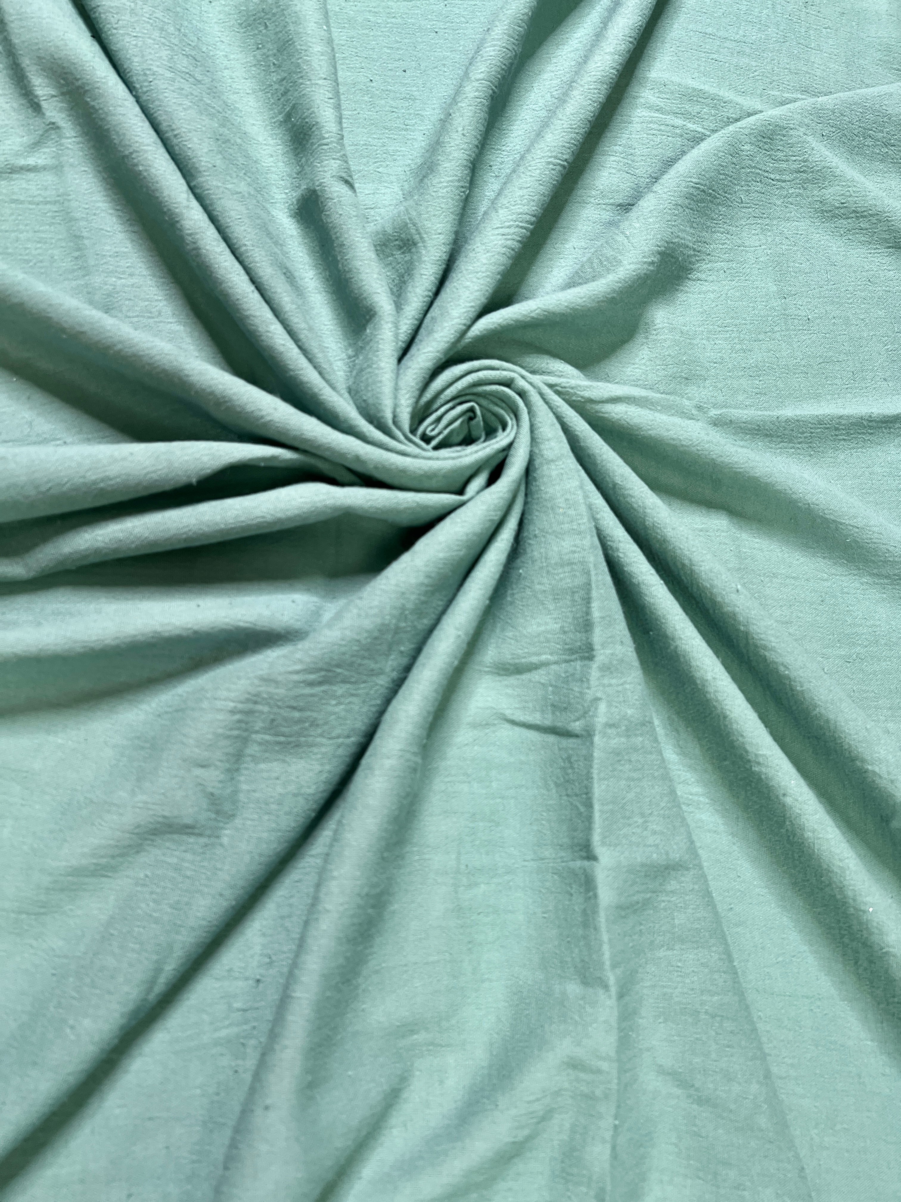 forest Green Cotton Gauze, cotton gauze fabric, green gauze fabric, dark green gauze, cotton for woman, double gauze light green, coton gauze for bride, cotton gauze in low price