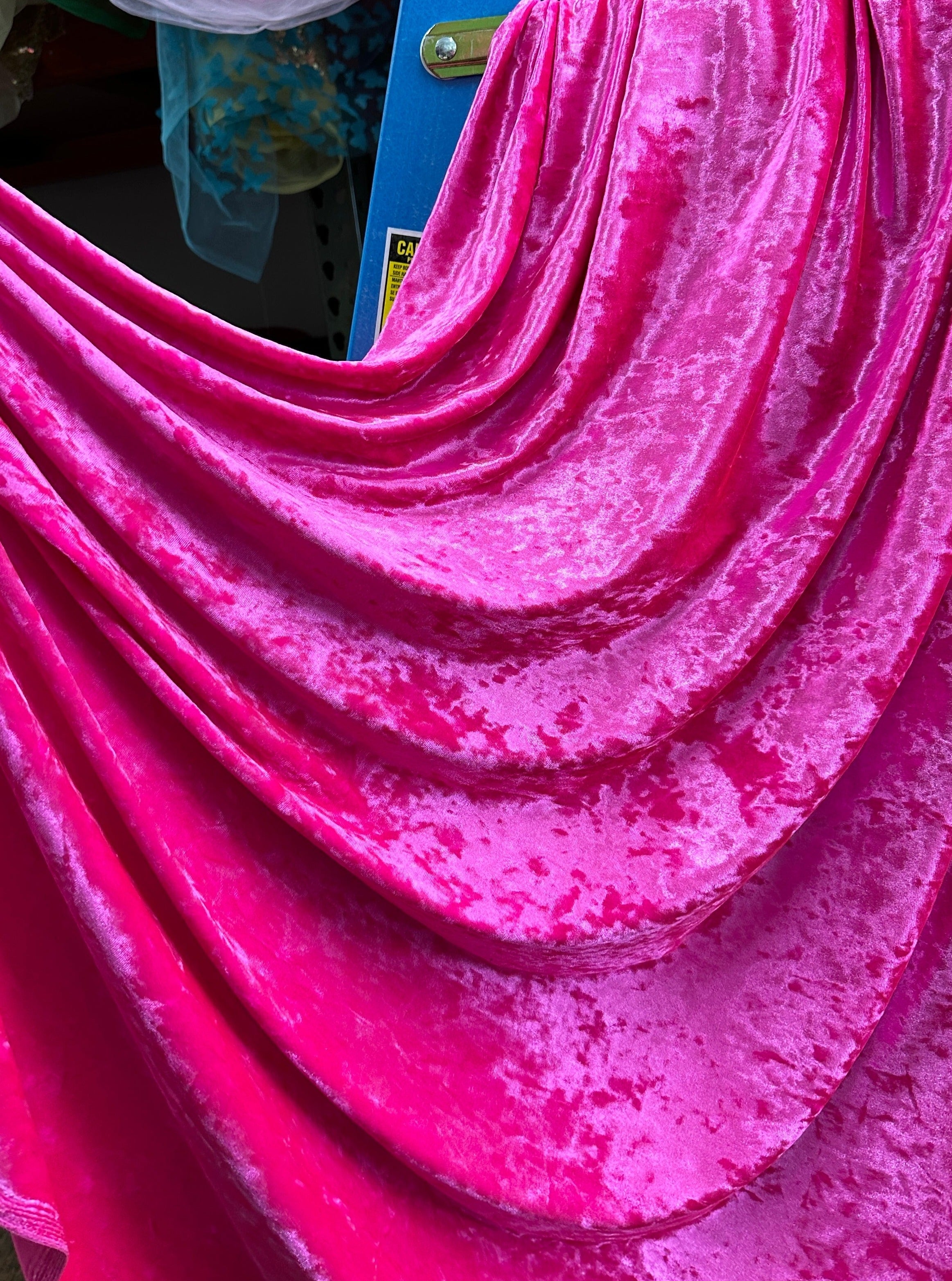 fuchsia crushed velvet, Pink Crushed Velvet, velvet cloth, light pink velvet, crushed velvet, velvet for gown, hot pink crushed velvet, velvet fabric, solid velvet, light pink crushed fabric, crushed velvet fabric for gown, 4 way crushed velvetfor dress, crushed expensive velvet