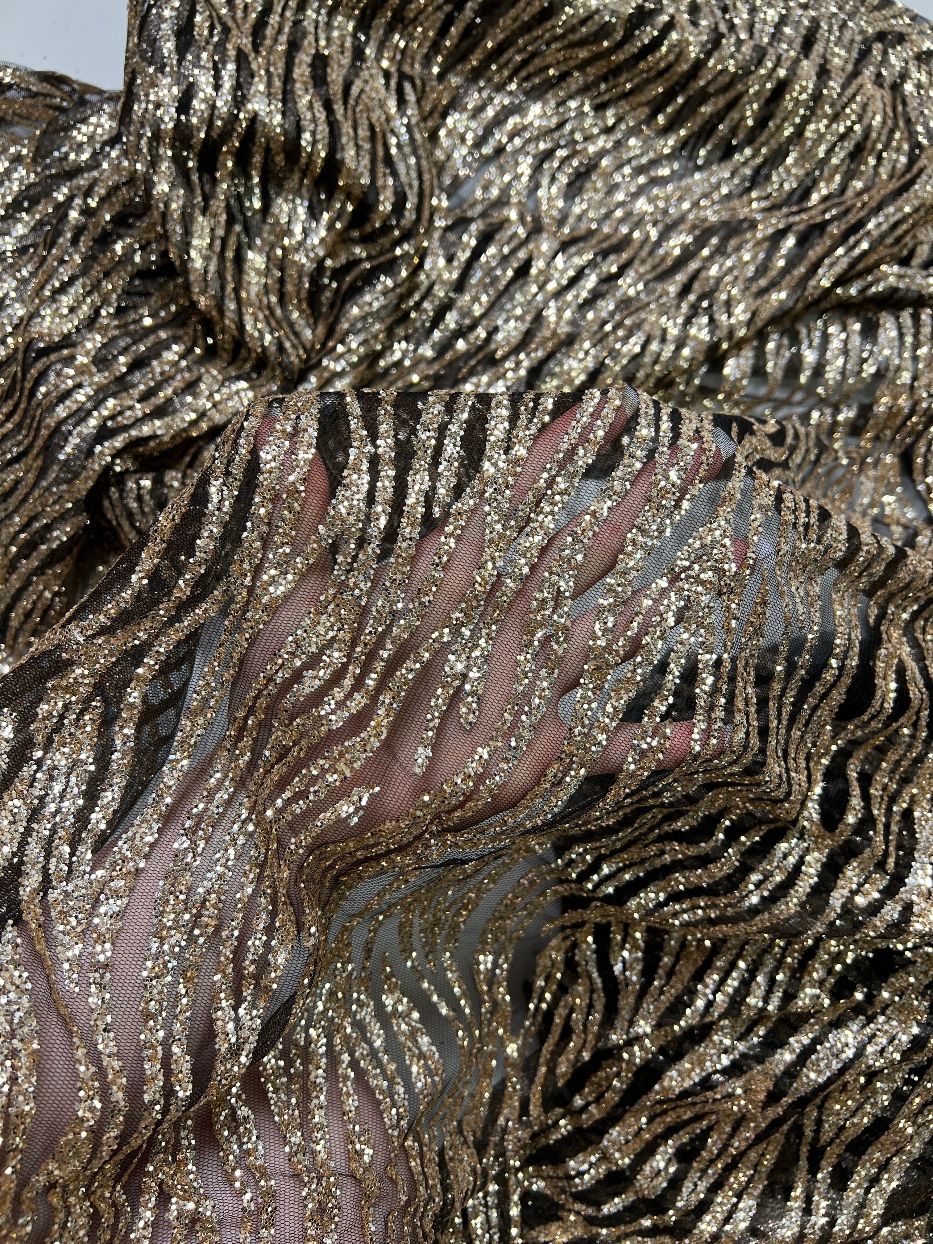 Gold Glitter on Black Mesh Lace, dusty Gold Glitter on Black Mesh Lace, dark gold Glitter on Black Mesh Lace, light gold Glitter on Black Mesh Lace, Gold Glitter on Black Mesh Lace for woman,Gold Glitter on Black Mesh Lace for bride, Gold Glitter on Black Mesh Lace in low price,cheap Gold Glitter on Black Mesh Lace, Gold Glitter on Black Mesh Lace on sale