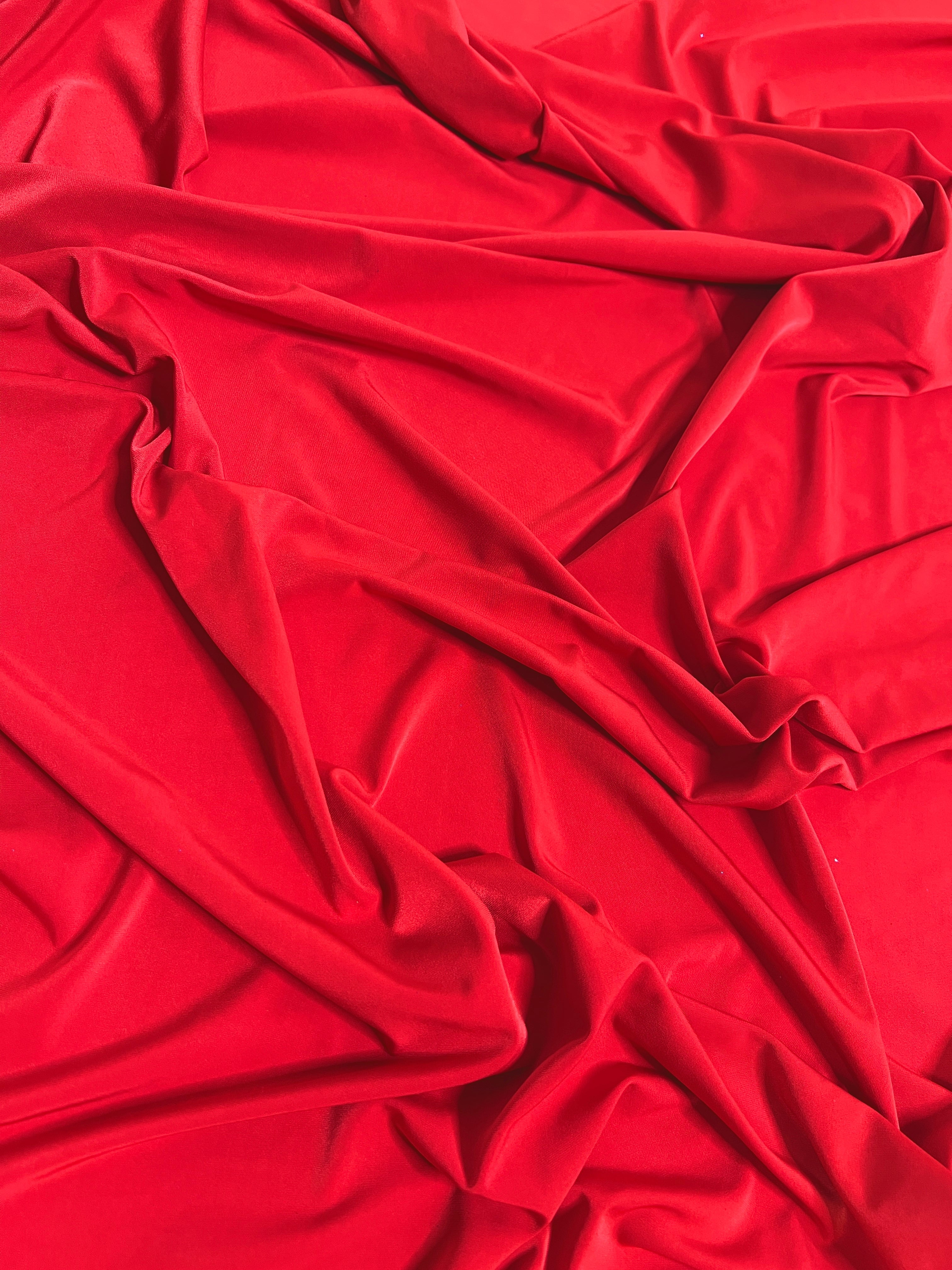red ity spandex, 4 way stretch ity spandex, dark red ity spandex, shiny red ity spandex, ity spandex for woman in red, spandex for costume, spandex for sweatpants, spandex for gown, spandex on discount, spandex in low price, ity fabric on sale