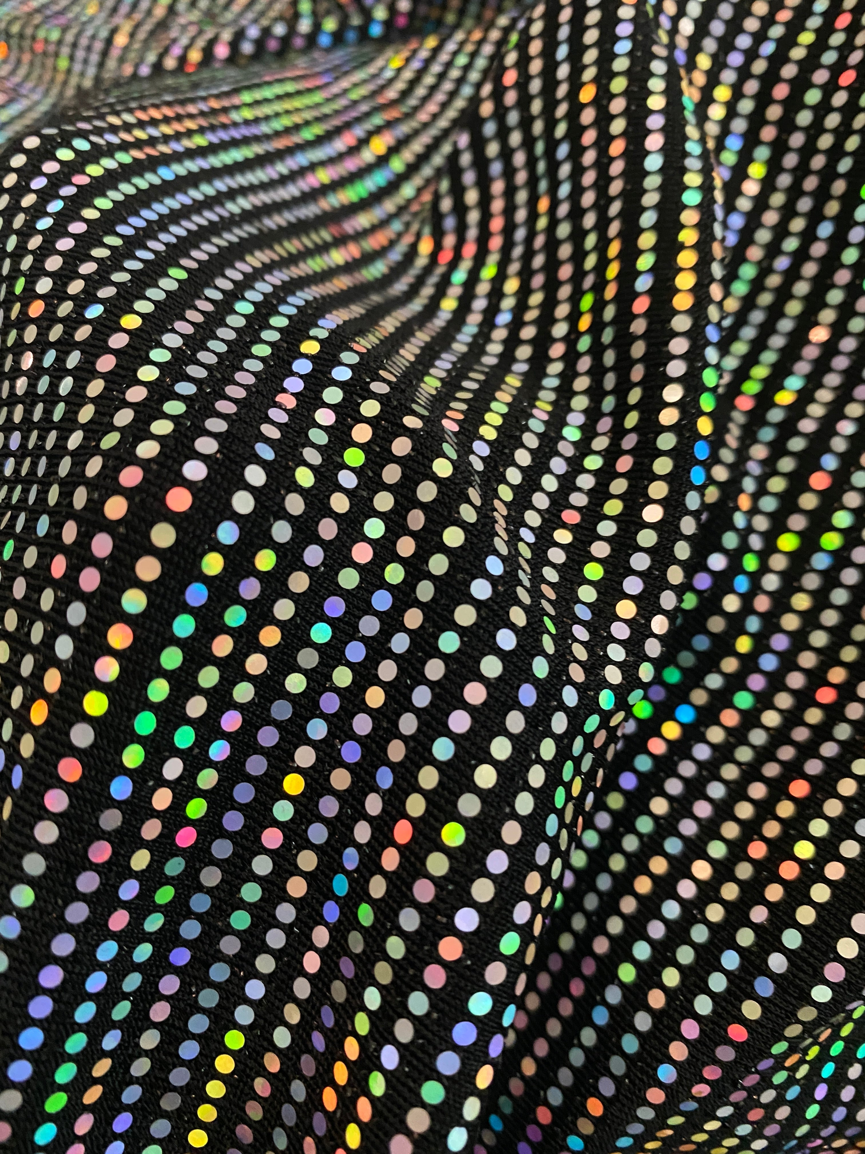 Iridescent Spandex Fabric Stretch  Shiny Fabric Holographic Spandex -  3/5/10m Fabric - Aliexpress