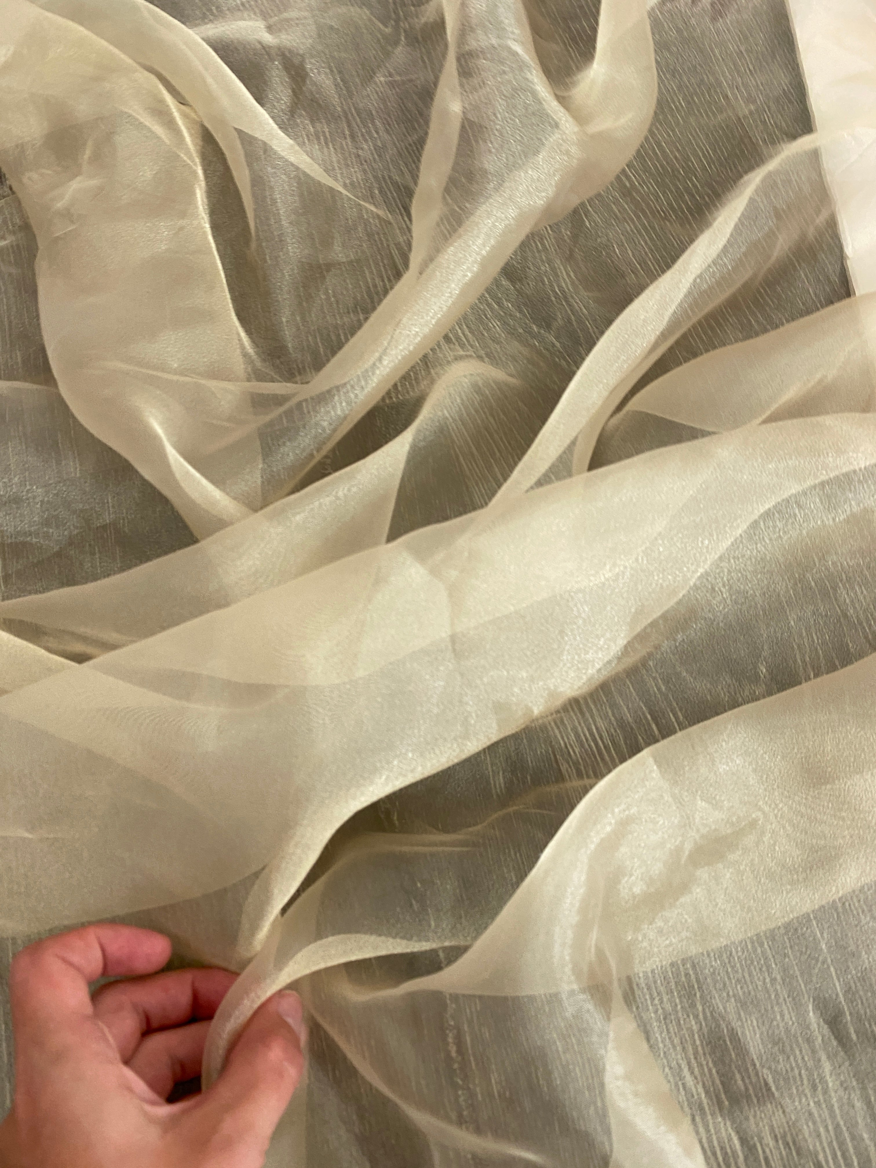 gold Crystal Organza, light gold Crystal Organza for woman, dusty gold Crystal Organza, dark yellow Crystal Organza, Crystal Organza in low price, Crystal Organza for bride, Crystal Organza for party wear, premium Crystal Organza, Crystal Organza in low price