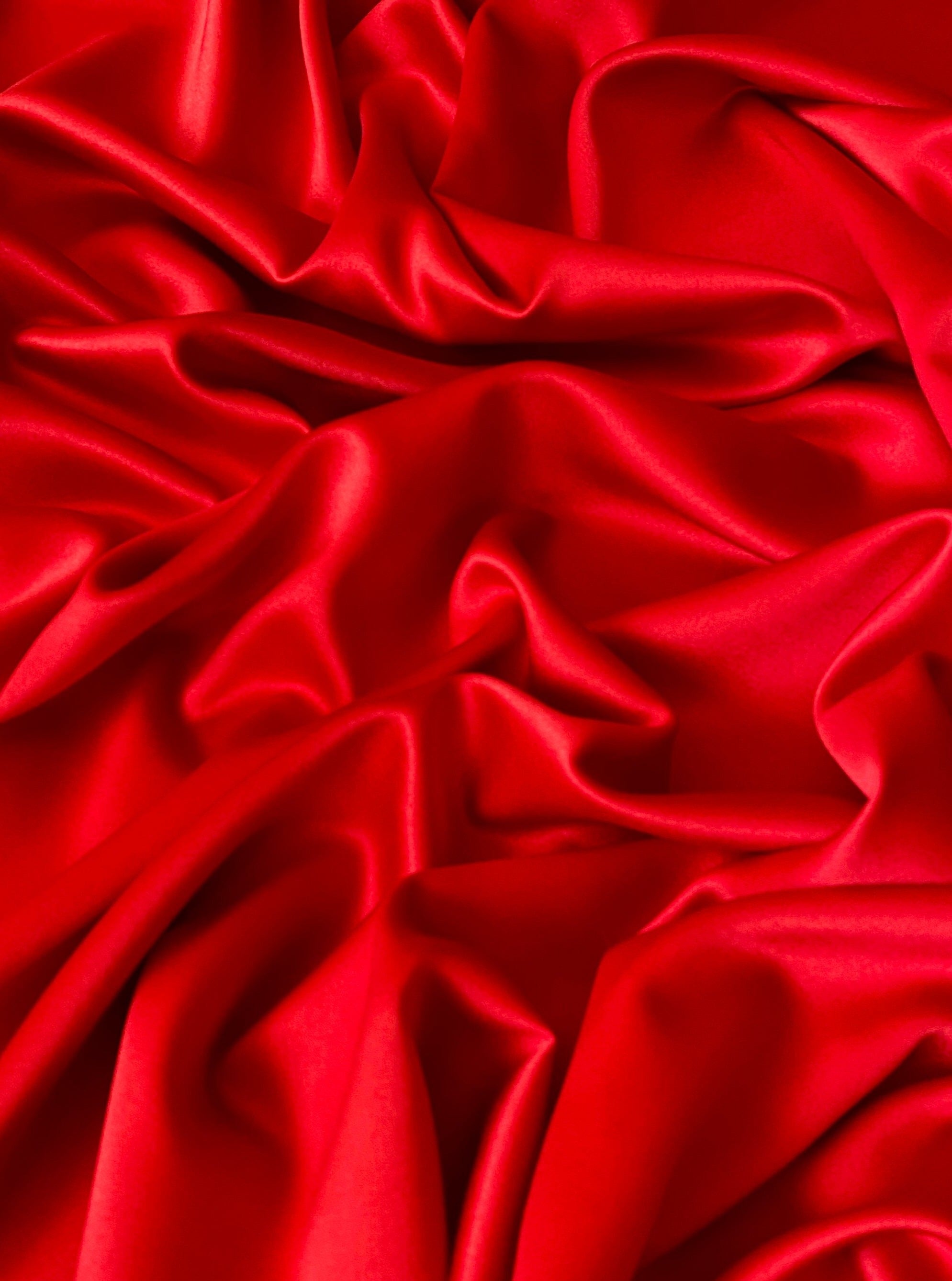 red crepe back satin, stretch red crepe back satin, red stretch satin, red stretch bridal satin,premium satin, luxury satin, satin usa, satin for woman