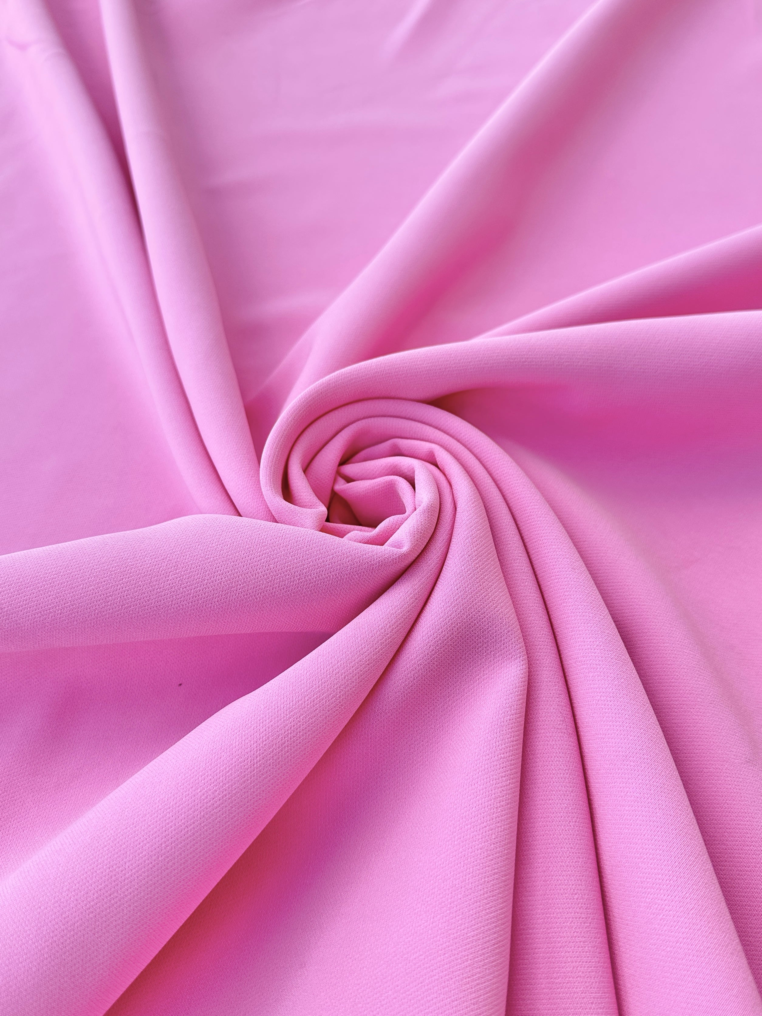 crepe and gabardine, Baby Pink Stretch Crepe Fabric, Princess Pink Moss Crepe Fabric By yard, Pink 4ply crepe, Baby Pink Spandex Fabric, Baby Pink Stretch Twill, gabardine for woman, fabric on sale, discounted fabric, gabardine on sale, buy fabric online