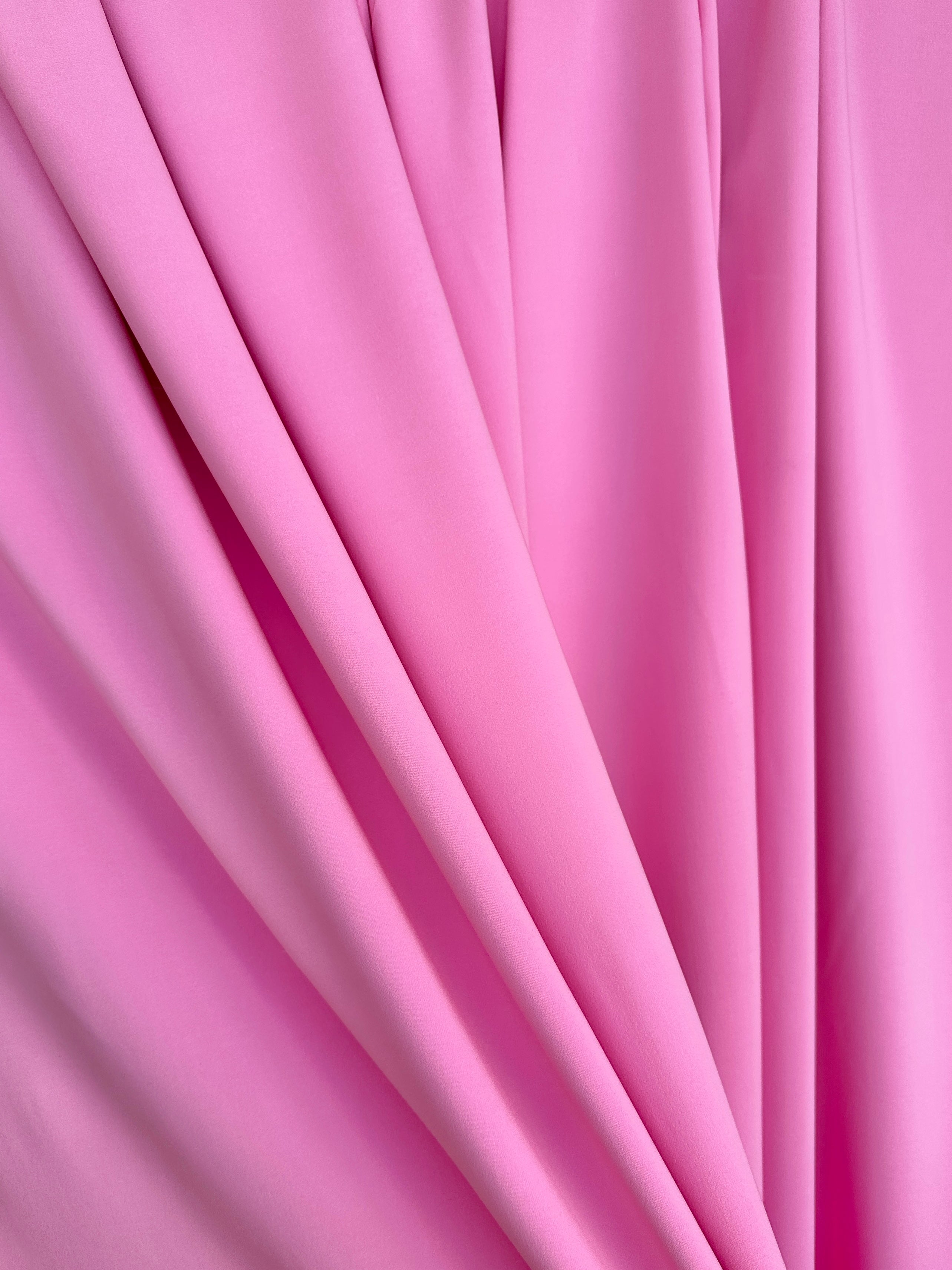 crepe and gabardine, Baby Pink Stretch Crepe Fabric, Princess Pink Moss Crepe Fabric By yard, Pink 4ply crepe, Baby Pink Spandex Fabric, Baby Pink Stretch Twill, gabardine for woman, fabric on sale, discounted fabric, gabardine on sale, buy fabric online