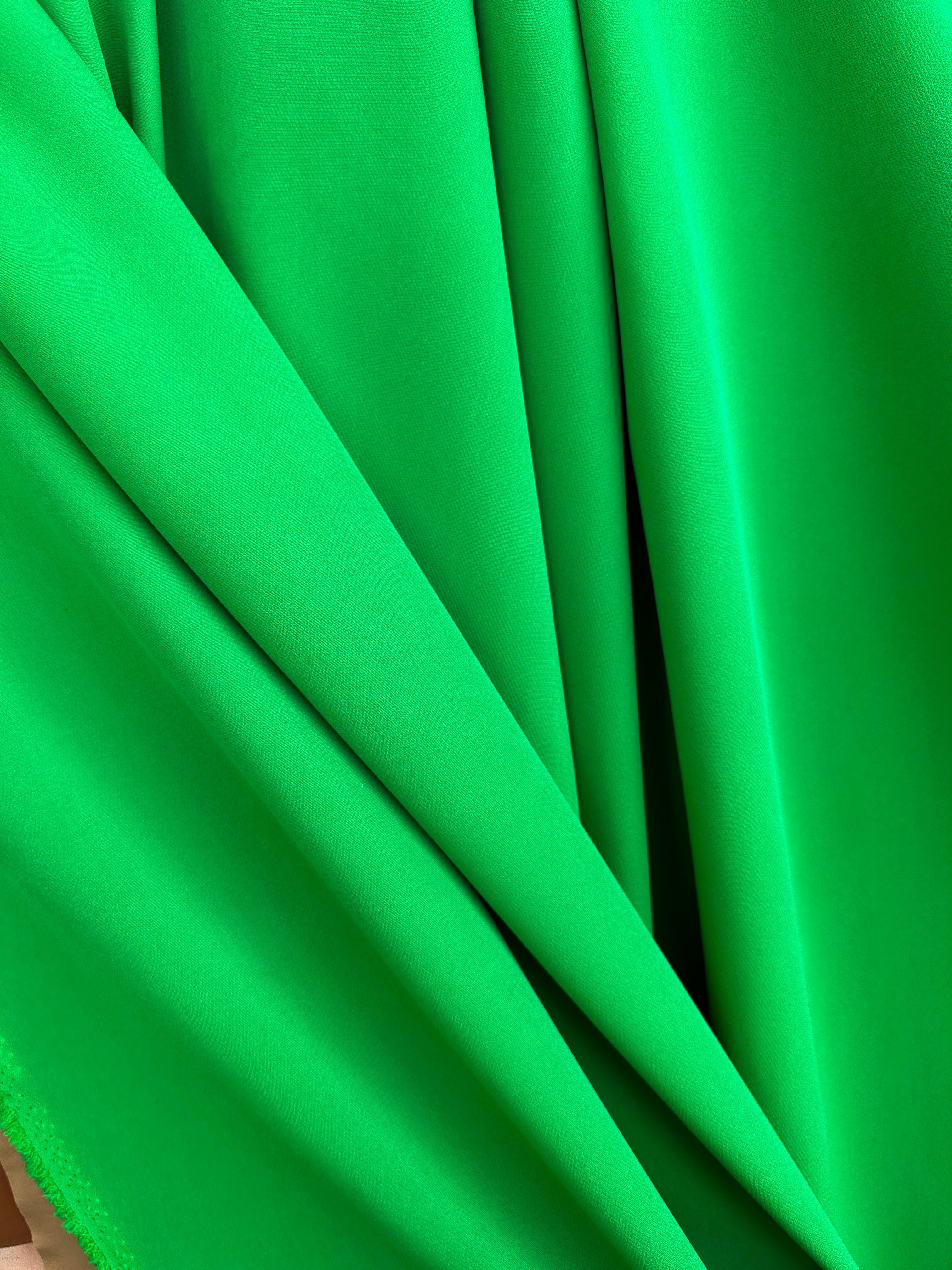 stretch crepe, brushed twill, brushed crepe, poly gabardine, polyester gabardine, gabardine material, poplin gabardine, poly poplin, polyester, poplin twill, poplin fabric, green stretch crepe, olive green crepe, dark green fabric, fabric on sale, discounted fabric, bridal fabric crepe. green bridal fabric, 4 way stretch, fabric on demand