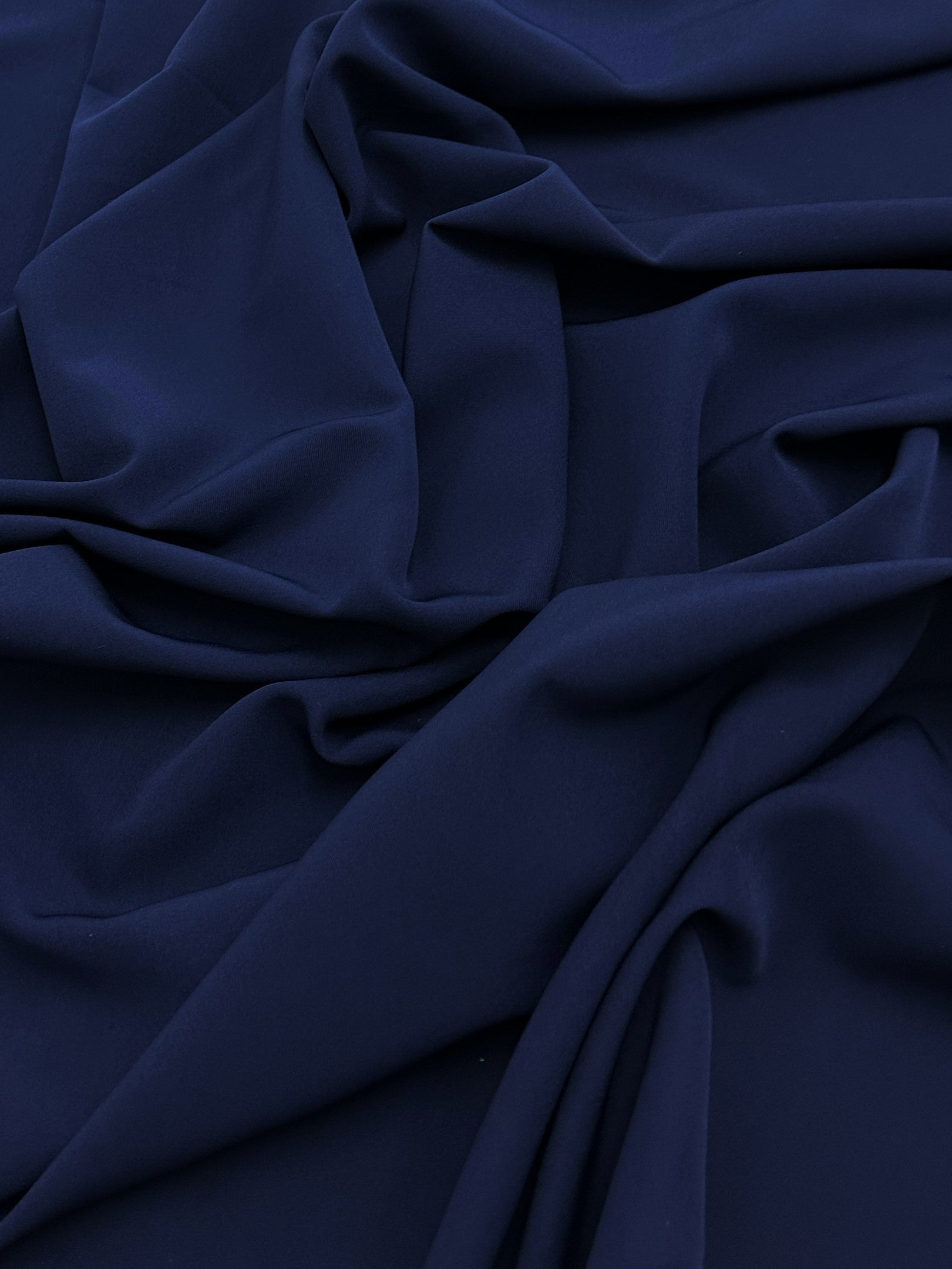 navy stretch crepe, navy blue stretch crepe, blue crepe fabric, crepe clothing material, silk crepe, crepe satin, crepe for dress, pure crepe fabric, crepe on sale, wedding crepe, crepe fabric store usa