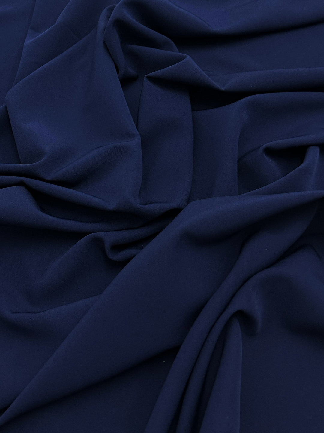 Shop now Navy Stretch Crepe by Yard- Kiki Textiles – KikiTextiles