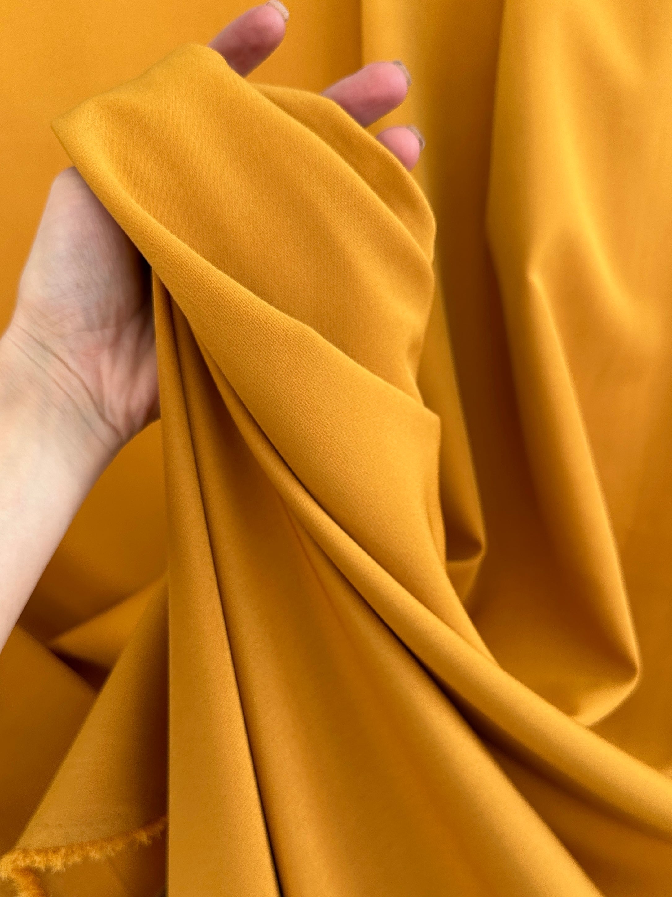 gabardine twill, gabardine poplin, crepe fabric, twill fabric, gabardine fabric, twill fabric by the yard, crepe fabric by the yard, gabardine fabric by the yard, crepe fabric by the yard, poplin fabric by the yard, bridal crepe, mustard stretch crepe, bright yellow crepe, crepe for woman, bridal crepe, discounted fabric, fabric on sale, buy fabric online
