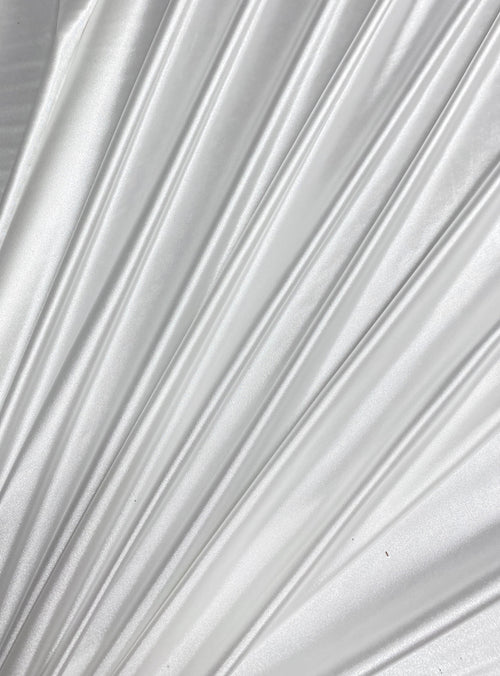 White Shiny Nylon Spandex