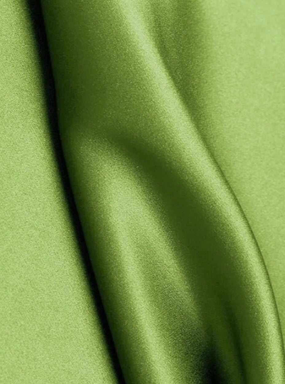 Olive Satin Fabric, Silky Satin Fabric Neon Green, Bridal Satin Medium Weight, Satin for gown, Shiny Satin, Green Silk by the yard, satin for woman, olive satin, light green satin, dark green satin, oilve silky satin, cheap satin, satin in low price, buy satin online, discounted satin