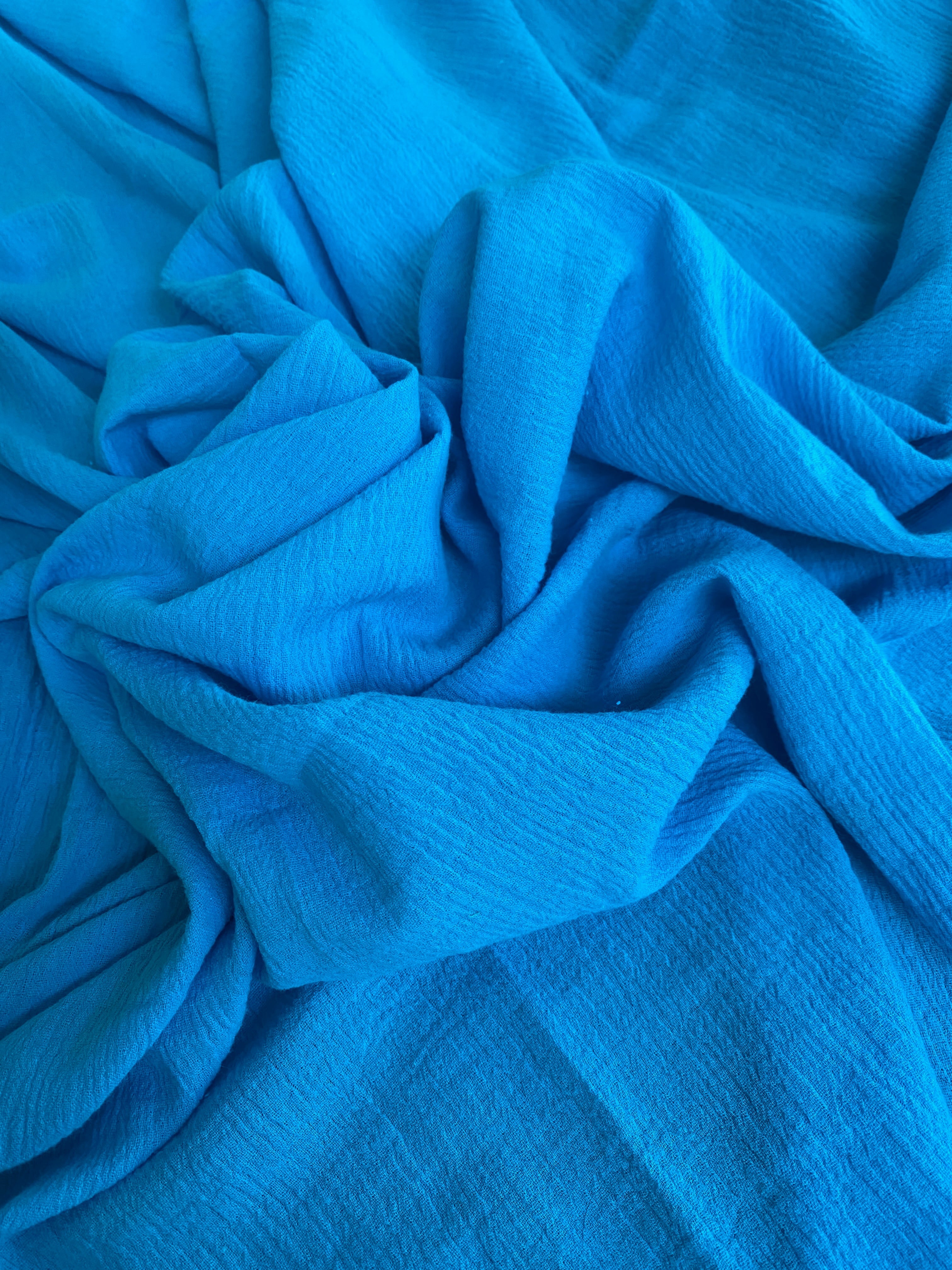 Turquoise linen gauze, dark blue linen gauze, blue linen gauze, linen gauze for woman, linen gauze for bride, linen gauze in low price, premium linen gauze
