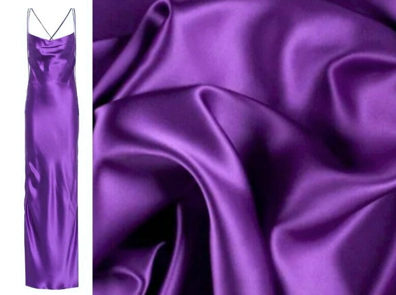 purple Silky Stretch Satin, dark purple Silky Stretch Satin, light purple Silky Stretch Satin, lavender stretch Satin, Silky Stretch Satin for woman, Silky Stretch Satin for bride, Silky Stretch Satin in low price, premium Silky Stretch Satin