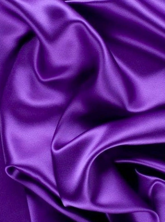 Shop now Purple Silky Stretch Satin by Yard- Kiki Textiles