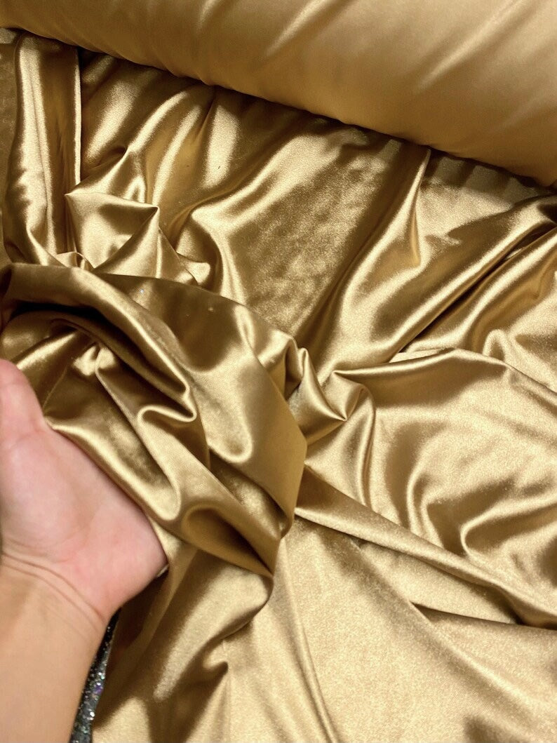 gold spandex, gold foiled spandex, gold milliskin spandex, gold nylon spandex fabric, gold swimwear fabric, gold spandex fabric for leggings, gold metallic spandex, gold spandex for woman, gold spandex for bride, gold spandex in low price, spandex on sale, discounted spandex, premium spandex, buy spandex online