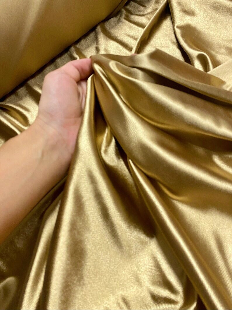 gold spandex, gold foiled spandex, gold milliskin spandex, gold nylon spandex fabric, gold swimwear fabric, gold spandex fabric for leggings, gold metallic spandex, gold spandex for woman, gold spandex for bride, gold spandex in low price, spandex on sale, discounted spandex, premium spandex, buy spandex online