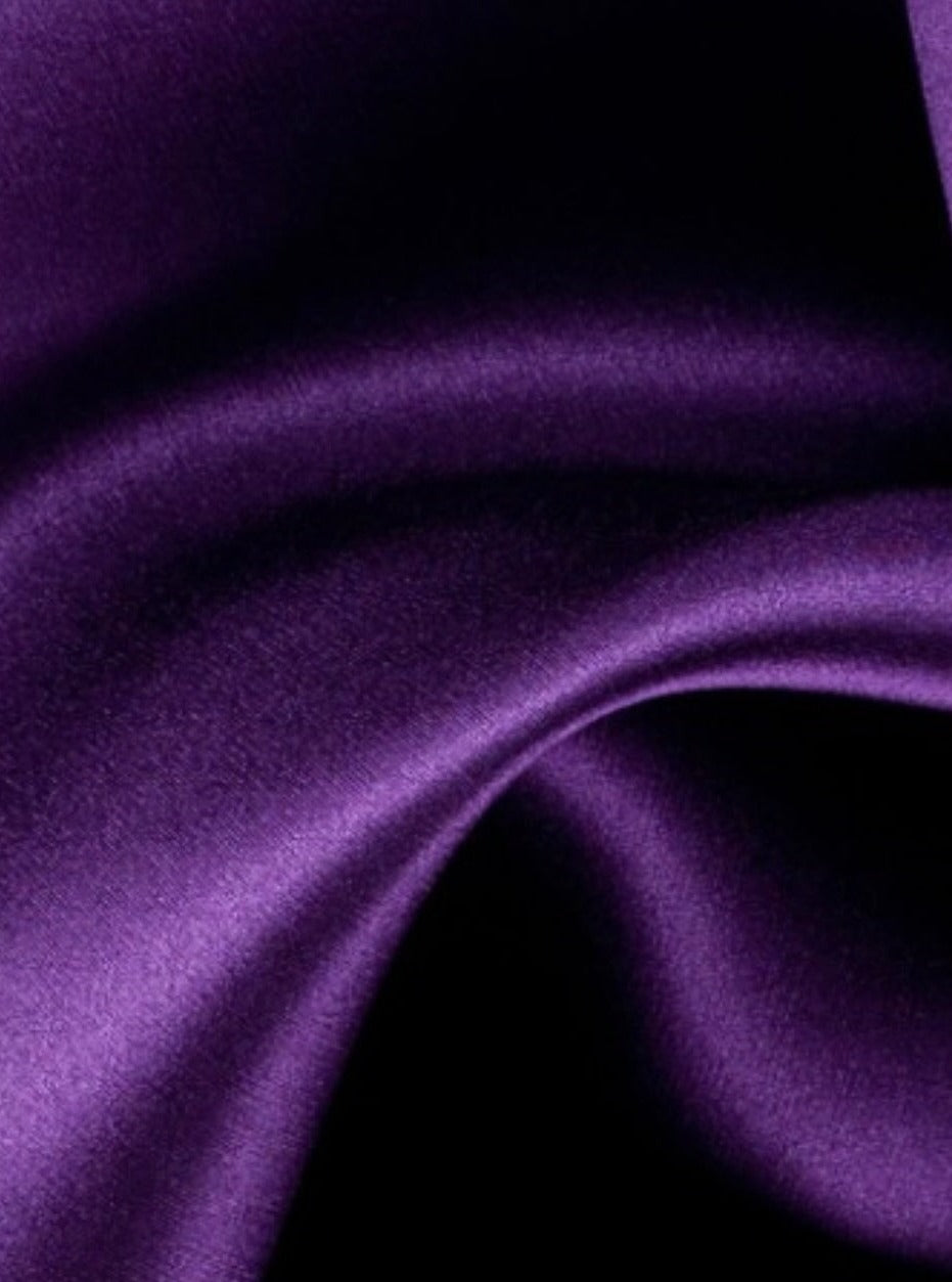  Purple Satin Fabric, Silky Satin Fabric Purple, Bridal Satin Medium Weight, Satin for gown, Shiny Satin, Purple Silk by the yard, purple satin for woman, purple bridal dress, purple satin, best quality satin, premium satin, discounted satin, purple silky shinny fabric, fabric on sale