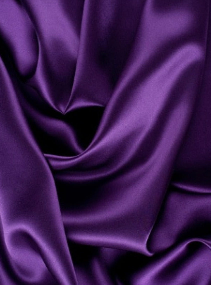  Purple Satin Fabric, Silky Satin Fabric Purple, Bridal Satin Medium Weight, Satin for gown, Shiny Satin, Purple Silk by the yard, purple satin for woman, purple bridal dress, purple satin, best quality satin, premium satin, discounted satin, purple silky shinny fabric, fabric on sale