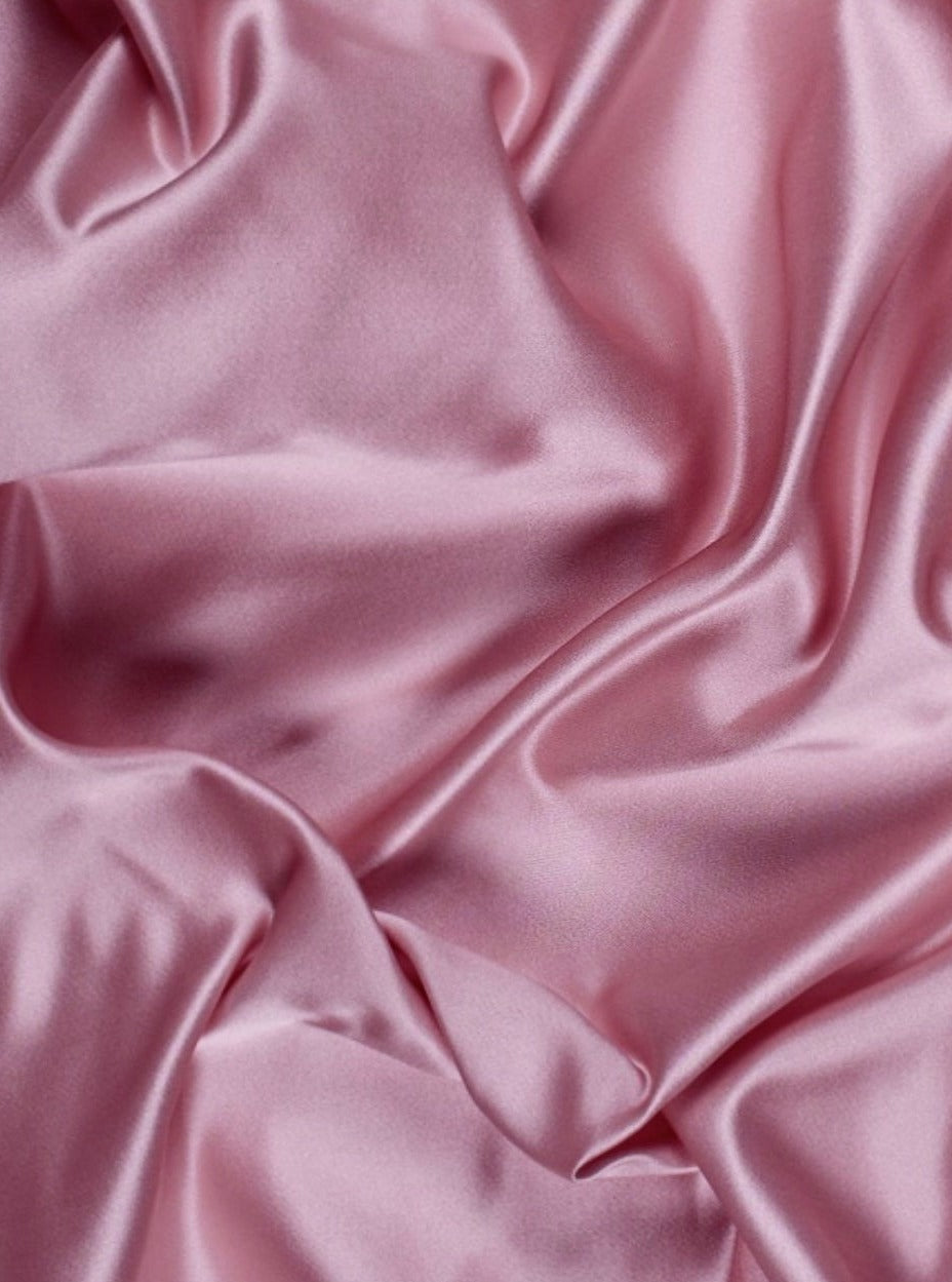  Pink Blush Satin Fabric, Silky Satin Fabric Pink, Bridal Satin Medium Weight, Satin for gown, Shiny Satin, Pink Silk by the yard, pink bridal dress, pink dress for woman, pink premium dress, pink party dress, pink satin pajama, light pink fabric, fabric on sale, discounted fabric, buy fabric online, best garments store