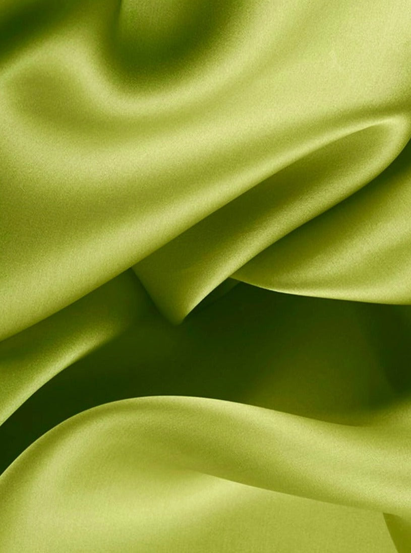  Pesto Green Satin Fabric, Silky Satin Fabric, Green Bridal Satin Medium Weight, Satin for gown, Shiny Satin, Green Silk by the yard, green fabric, light green satin, dark green satin, shinny green satin, green fabric for woman, discounted satin, buy satin online, kiki textile fabrics