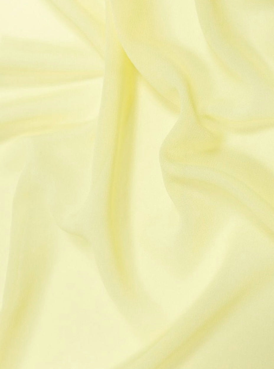 pale yellow chiffon, yellow chiffon, light yellow chiffon, dark yellow chiffon, chiffon for woman, chiffon for bride, premium chiffon, chiffon in low price, chiffon for party wear, chiffon for gown