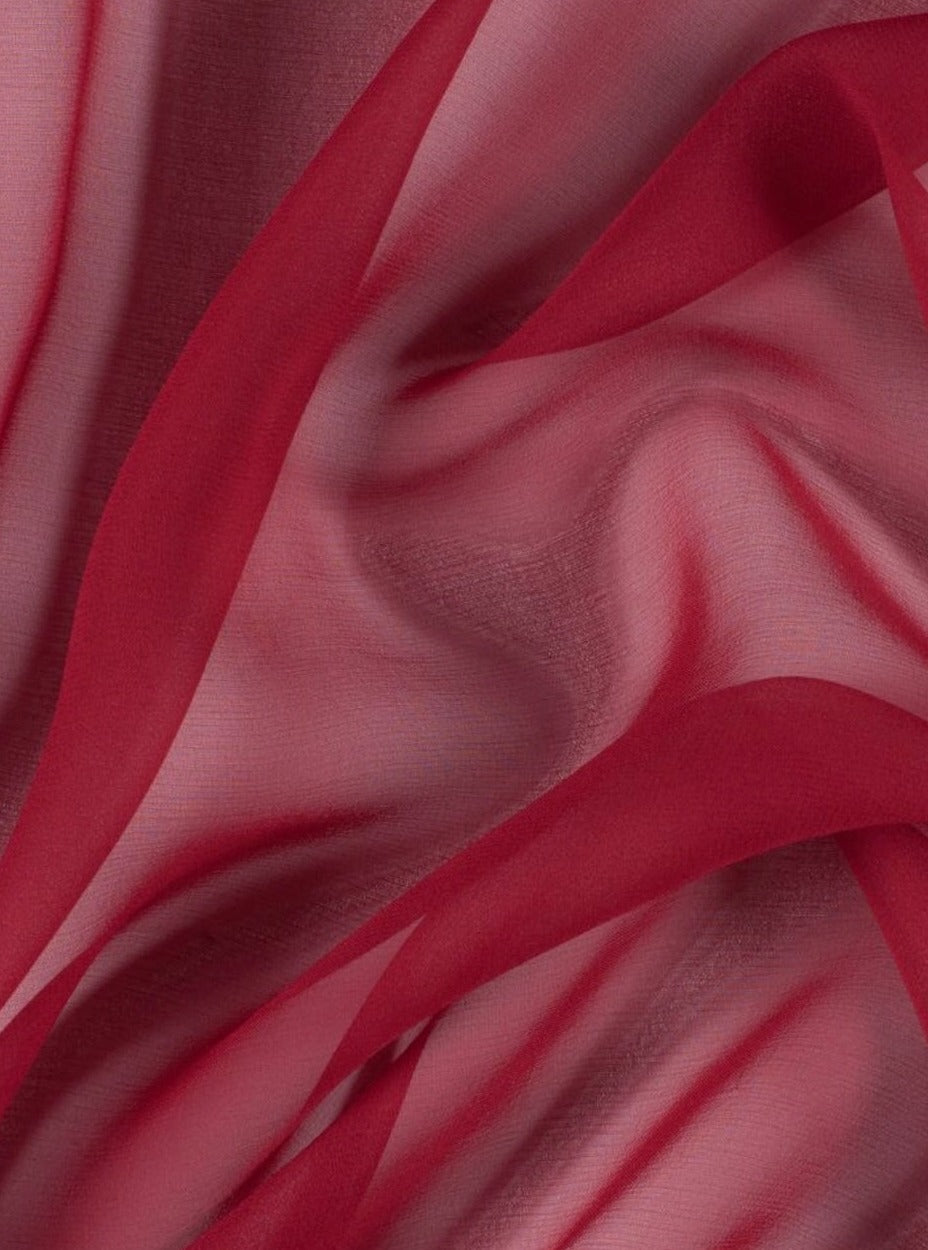 Chilli peper chiffon, dark red chiffon, light red chiffon, red chiffon, chiffon for woman, chiffon for bride, premium chiffon, chiffon in low price, chiffon for party wear, chiffon for gown