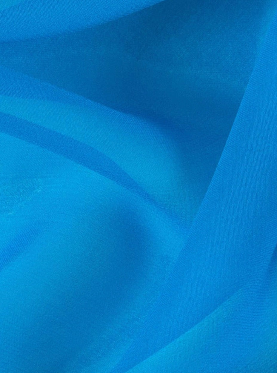 Turquoise chiffon, blue chiffon, aqua blue chiffon, sky blue chiffon, chiffon for woman, chiffon for bride, premium chiffon, chiffon in low price, chiffon for party wear, chiffon for gown