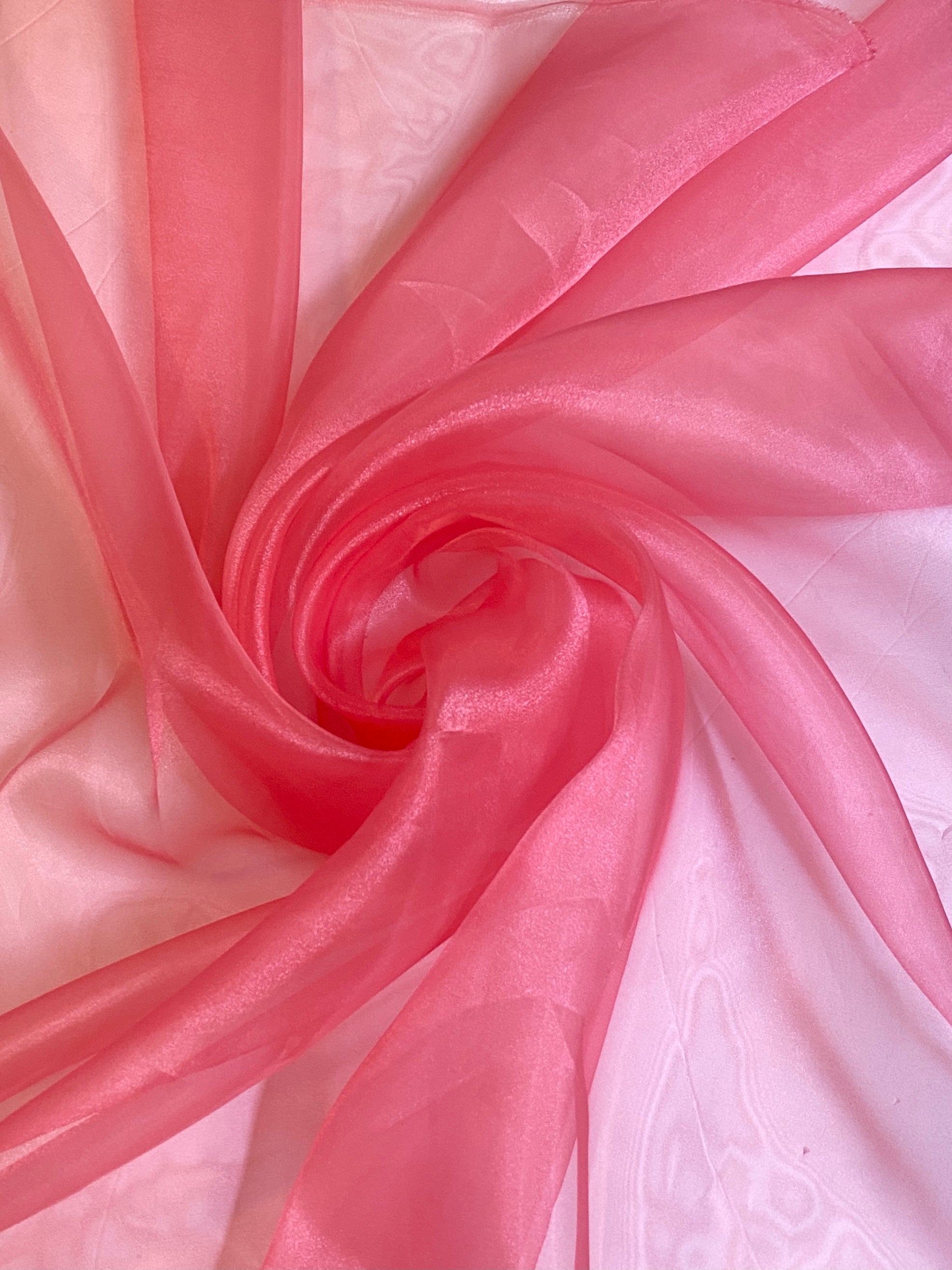 salmon Crystal Organza, pink Crystal Organza for woman, coral Crystal Organza, rose pink Crystal Organza, Crystal Organza in low price, Crystal Organza for bride, Crystal Organza for party wear, premium Crystal Organza, Crystal Organza in low price