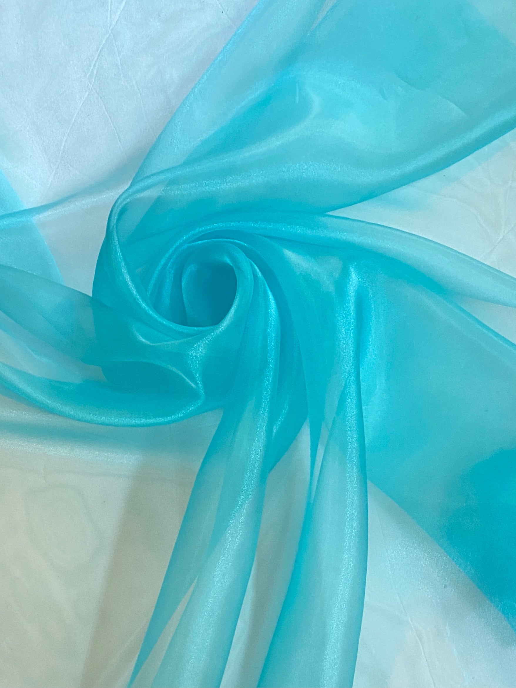 Turquoise Crystal Organza, light blue Crystal Organza for woman, sky blue Crystal Organza, blue Crystal Organza, Crystal Organza in low price, Crystal Organza for bride, Crystal Organza for party wear, premium Crystal Organza, Crystal Organza in low price