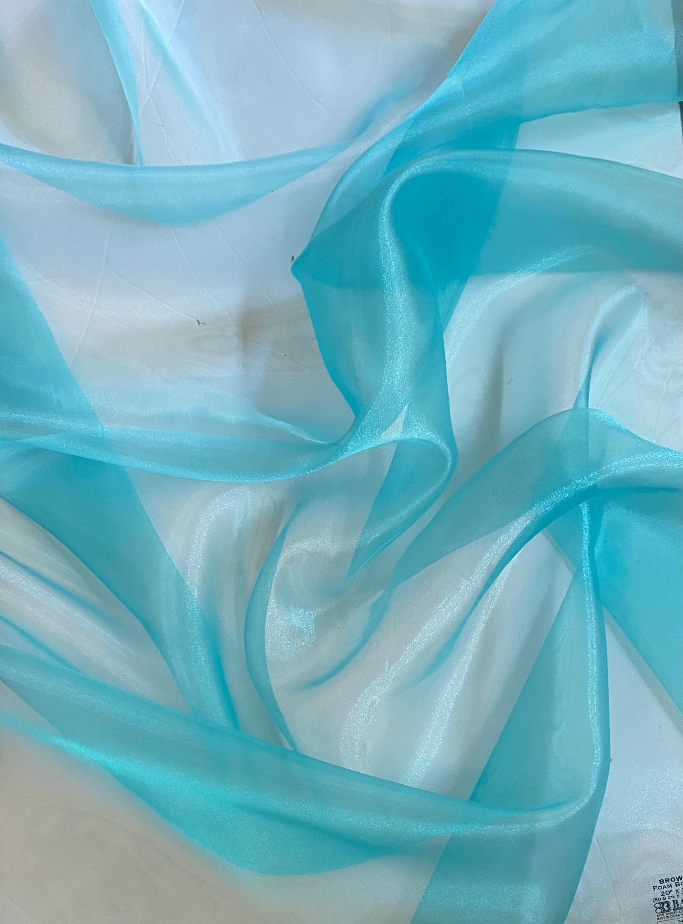 Turquoise Crystal Organza, light blue Crystal Organza for woman, sky blue Crystal Organza, blue Crystal Organza, Crystal Organza in low price, Crystal Organza for bride, Crystal Organza for party wear, premium Crystal Organza, Crystal Organza in low price