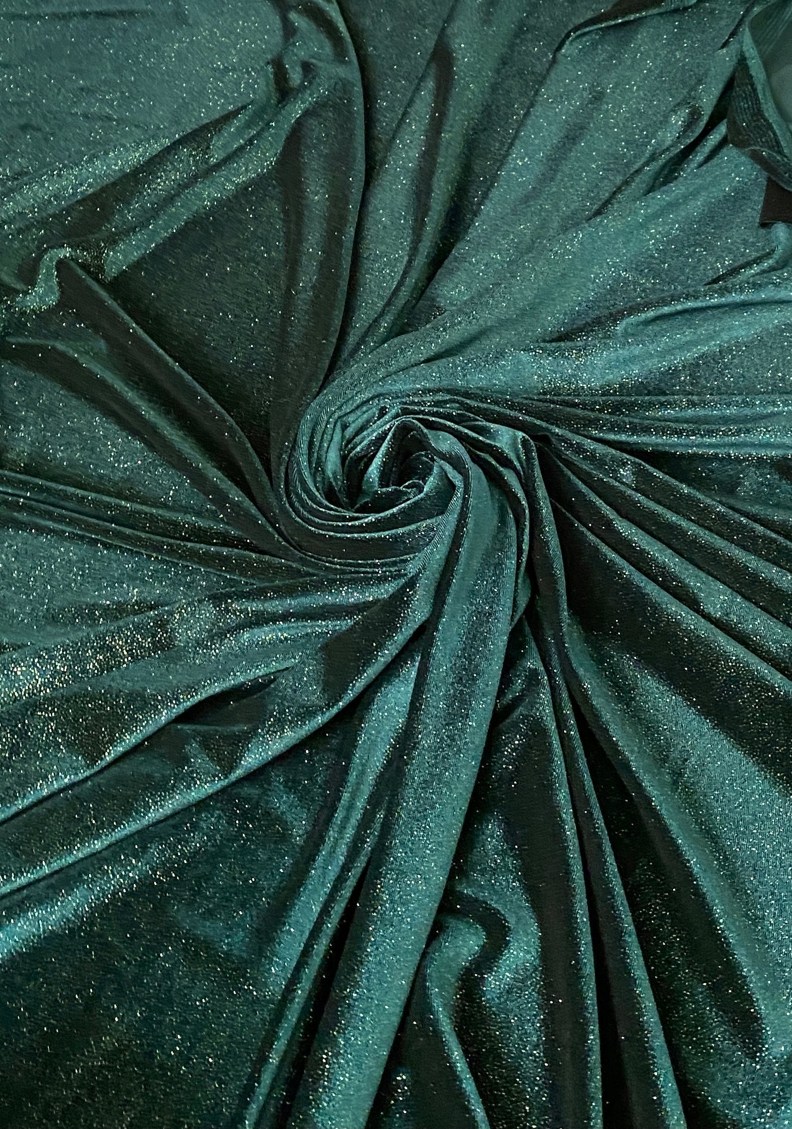 Hunter Green Shimmer Stretch Velvet, green Shimmer Stretch Velvet, light green Shimmer Stretch Velvet, dark green Shimmer Stretch Velvet, lime green Shimmer Stretch Velvet, khaki green Shimmer Stretch Velvet, Shimmer Stretch Velvet for woman, Shimmer Stretch Velvet for bride, Shimmer Stretch Velvet for party wear, Shimmer Stretch Velvet on discount, Shimmer Stretch Velvet in low price