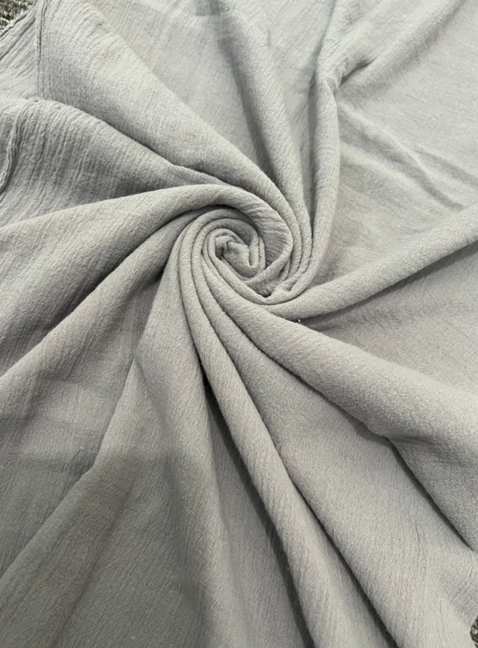 light gray Cotton Gauze, cotton gauze fabric, gray gauze fabric, dark gray gauze, cotton for woman, double gauze cheap, coton gauze for bride, cotton gauze in low price