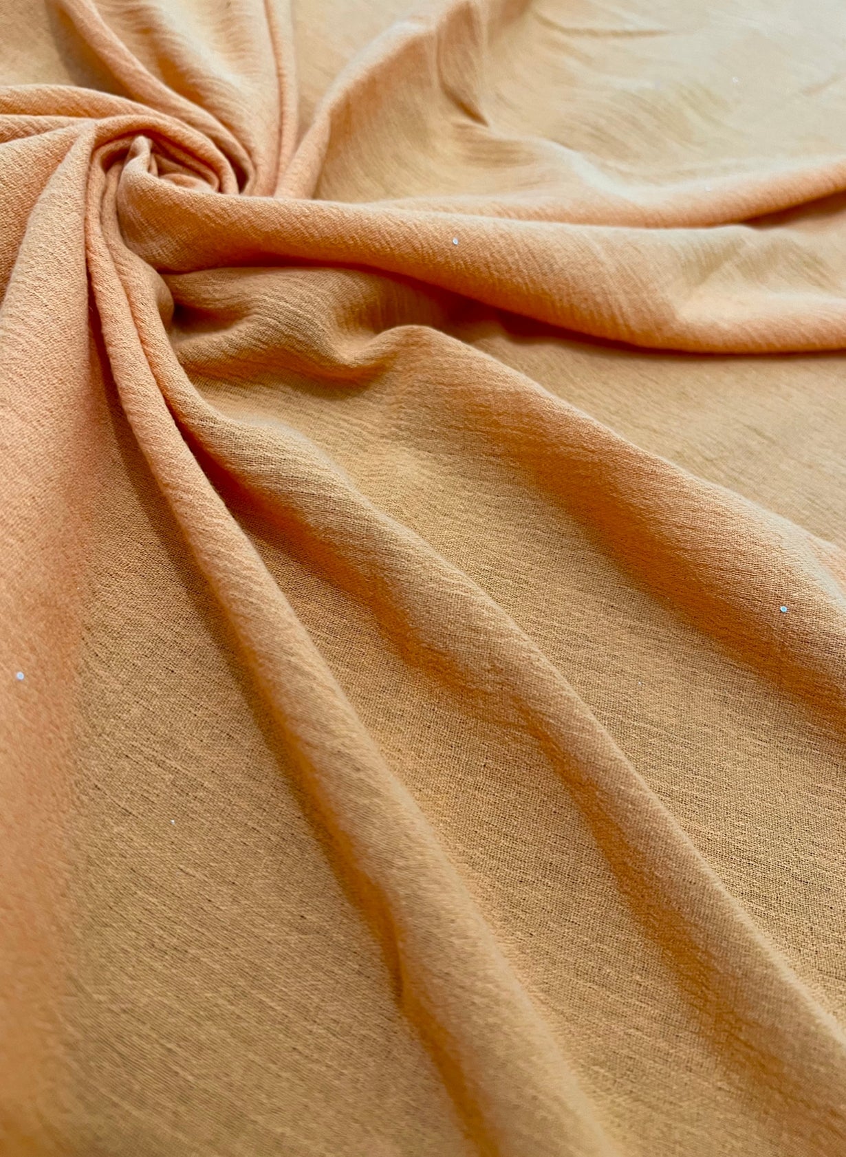 mustard Cotton Gauze, cotton gauze fabric, light orange gauze fabric, light yellow gauze, cotton for woman, double gauze cheap, coton gauze for bride, cotton gauze in low price