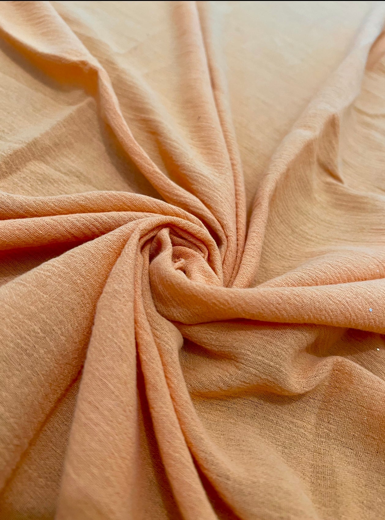 mustard Cotton Gauze, cotton gauze fabric, light orange gauze fabric, light yellow gauze, cotton for woman, double gauze cheap, coton gauze for bride, cotton gauze in low price