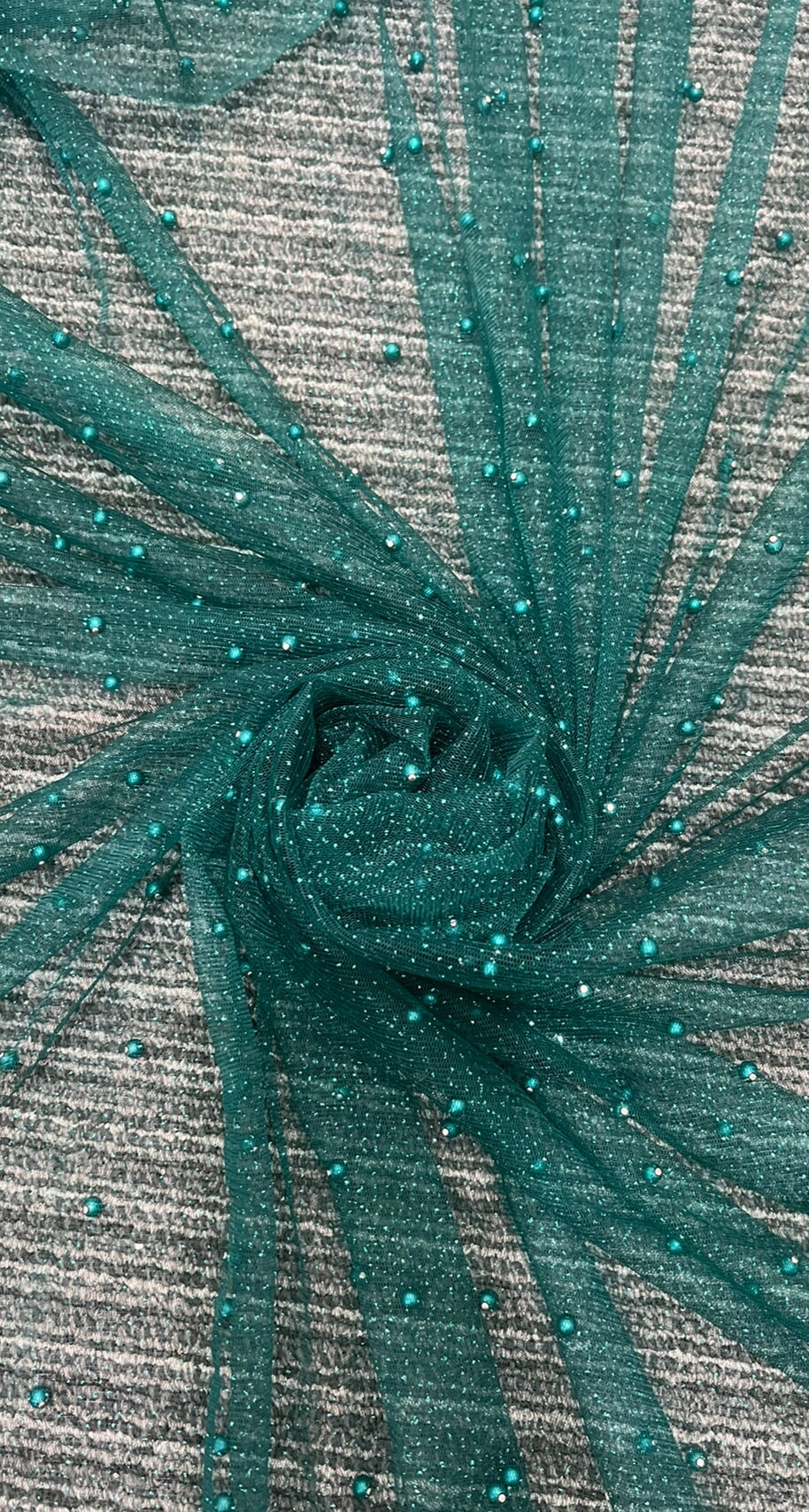 teal Pearl Tulle, deep teal pearl Tulle, teal green pearl tulle, teal  Pearl Tulle for party wear, shinny Pearl Tulle, Pearl Tulle for woman, Pearl Tulle for bride, Pearl Tulle on discount, Pearl Tulle on sale, premium Pearl Tulle, buy Pearl Tulle online