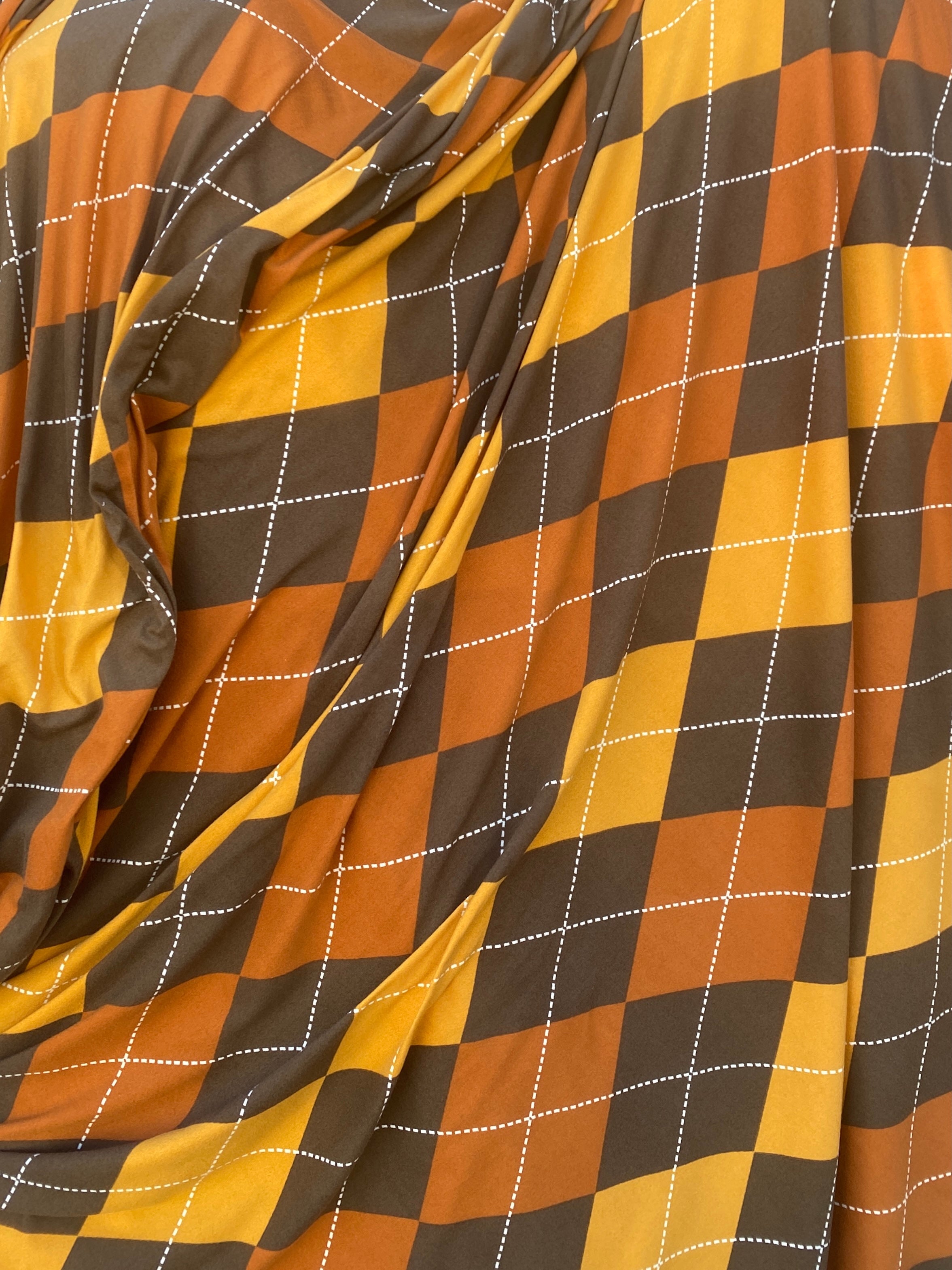 orange plaid brush jersery knit, burnt orange plaid brush jersey knit, pastel orange plaid brush jersey knit, fire orange plaid brush jersey knit, plaid brush jersey knit for scarf, plaid brush jersey knit for dresses, plaid brush jersey knit on discount, plaid brush jersey knit on sale, plaid brush jersey knit in low price, plaid brush jersey knit for woman
