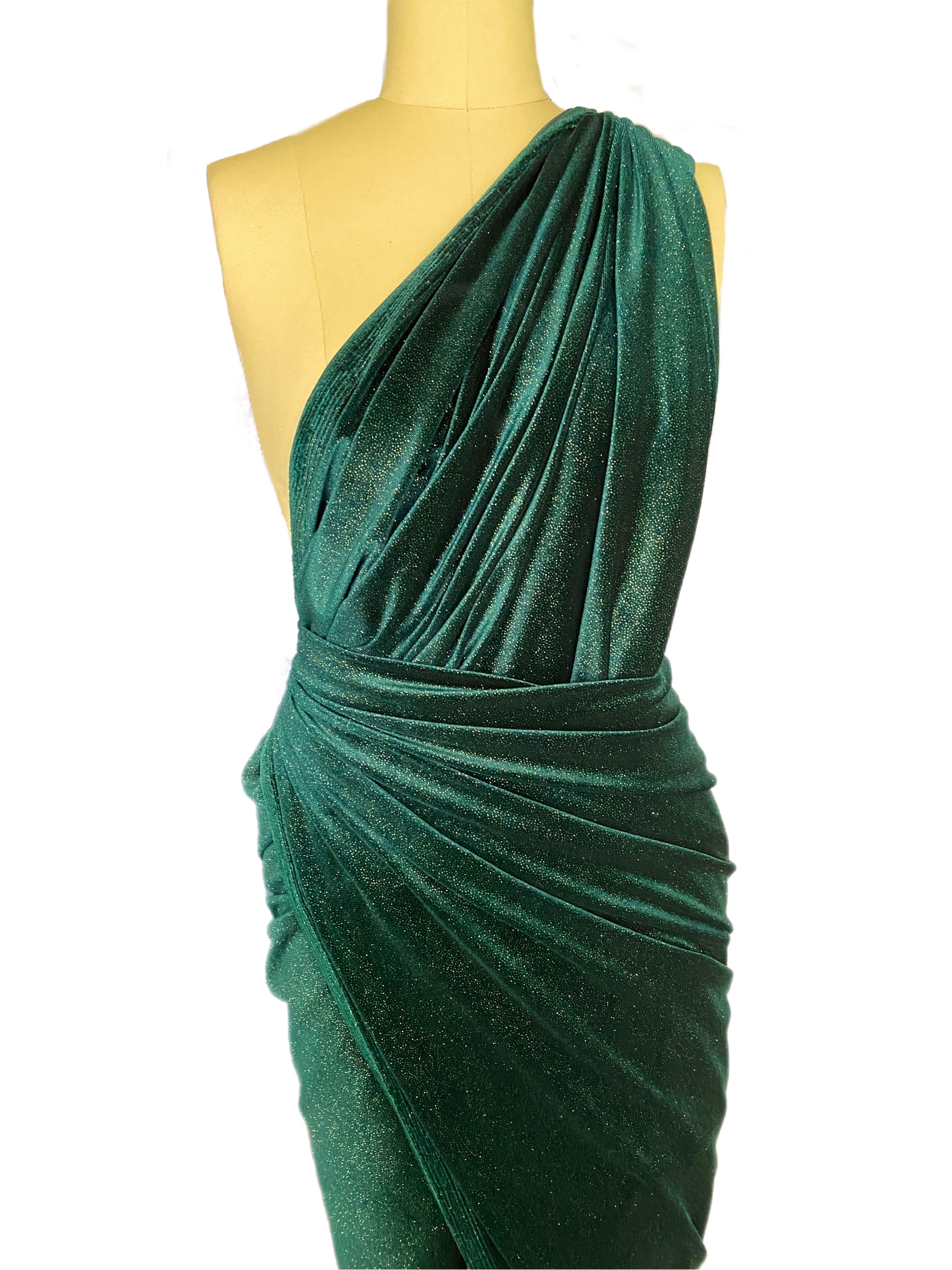 Hunter Green Shimmer Stretch Velvet, green Shimmer Stretch Velvet, light green Shimmer Stretch Velvet, dark green Shimmer Stretch Velvet, lime green Shimmer Stretch Velvet, khaki green Shimmer Stretch Velvet, Shimmer Stretch Velvet for woman, Shimmer Stretch Velvet for bride, Shimmer Stretch Velvet for party wear, Shimmer Stretch Velvet on discount, Shimmer Stretch Velvet in low price