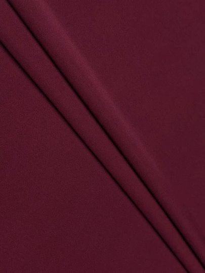 burgundy stretch Crepe, maroon stretch crepe, red wine stretch crepe, stretch crepe for woman, stretch crepe for bride,  crepe on discount, crepe in low price, crepe on sale, premium crepe, solid crepe